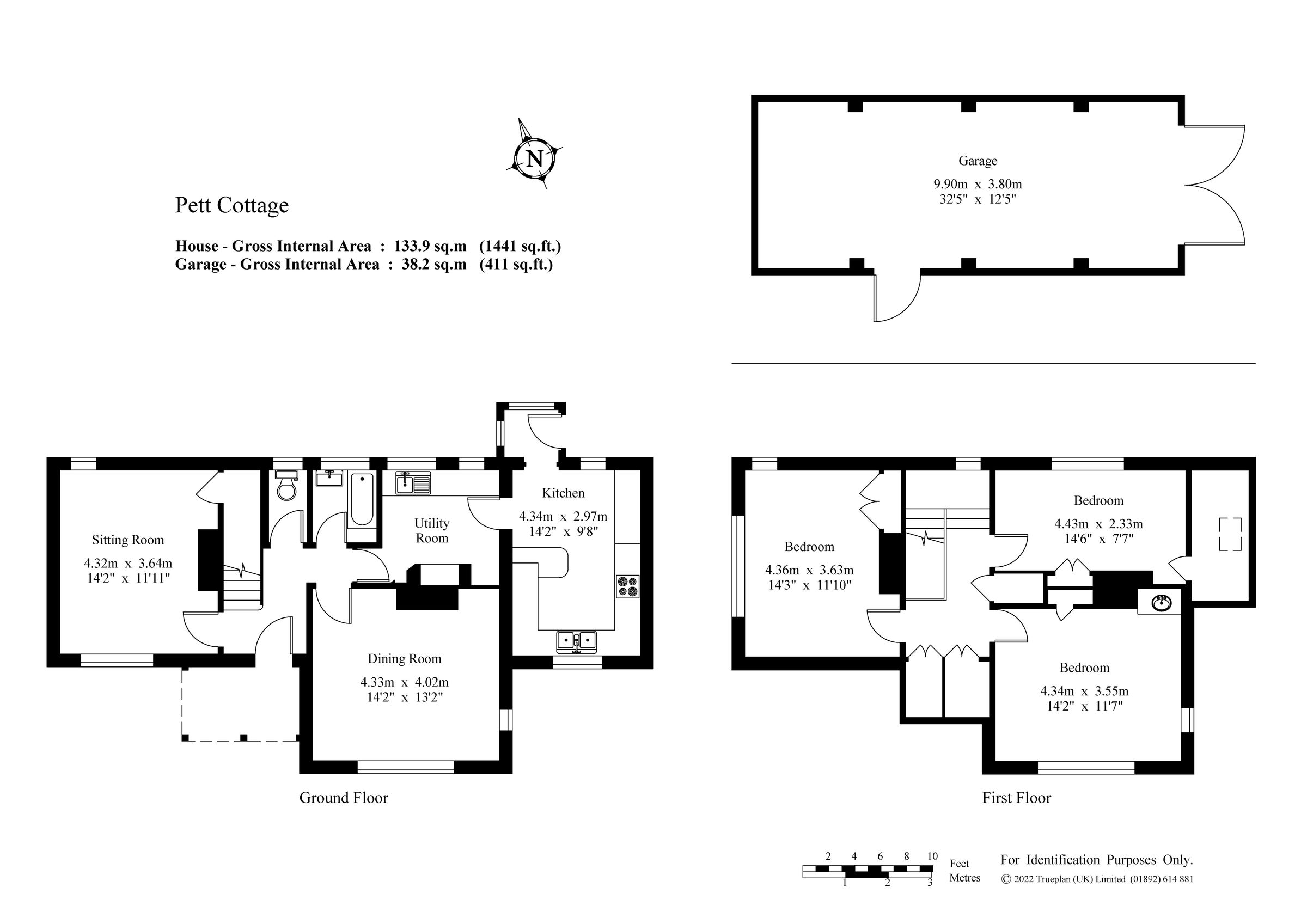 3 bed country house for sale in Garlinge Green Road, Garlinge Green, Nr