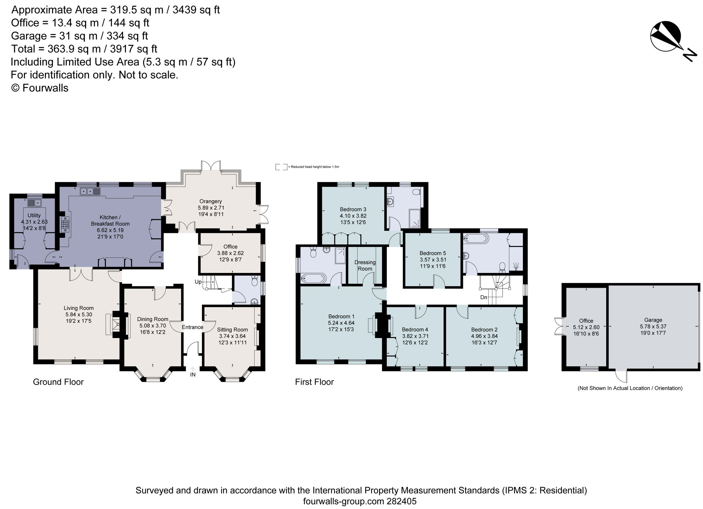 5 bed detached house for sale in Piercing Hill, Theydon Bois, Epping