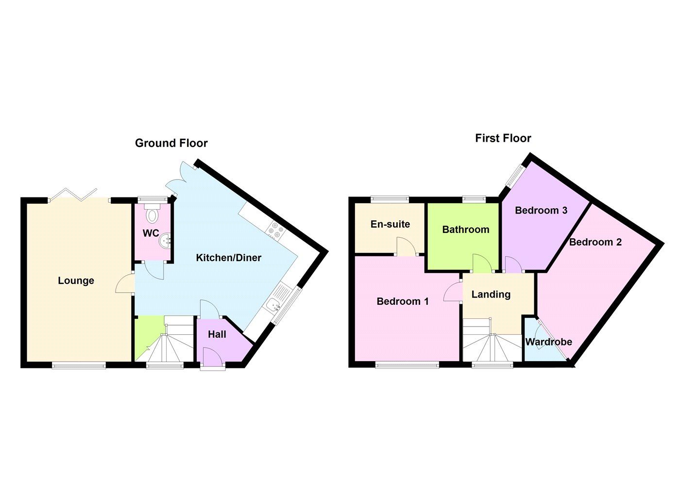New home, 3 bed semidetached house for sale in Flaxwell Fields