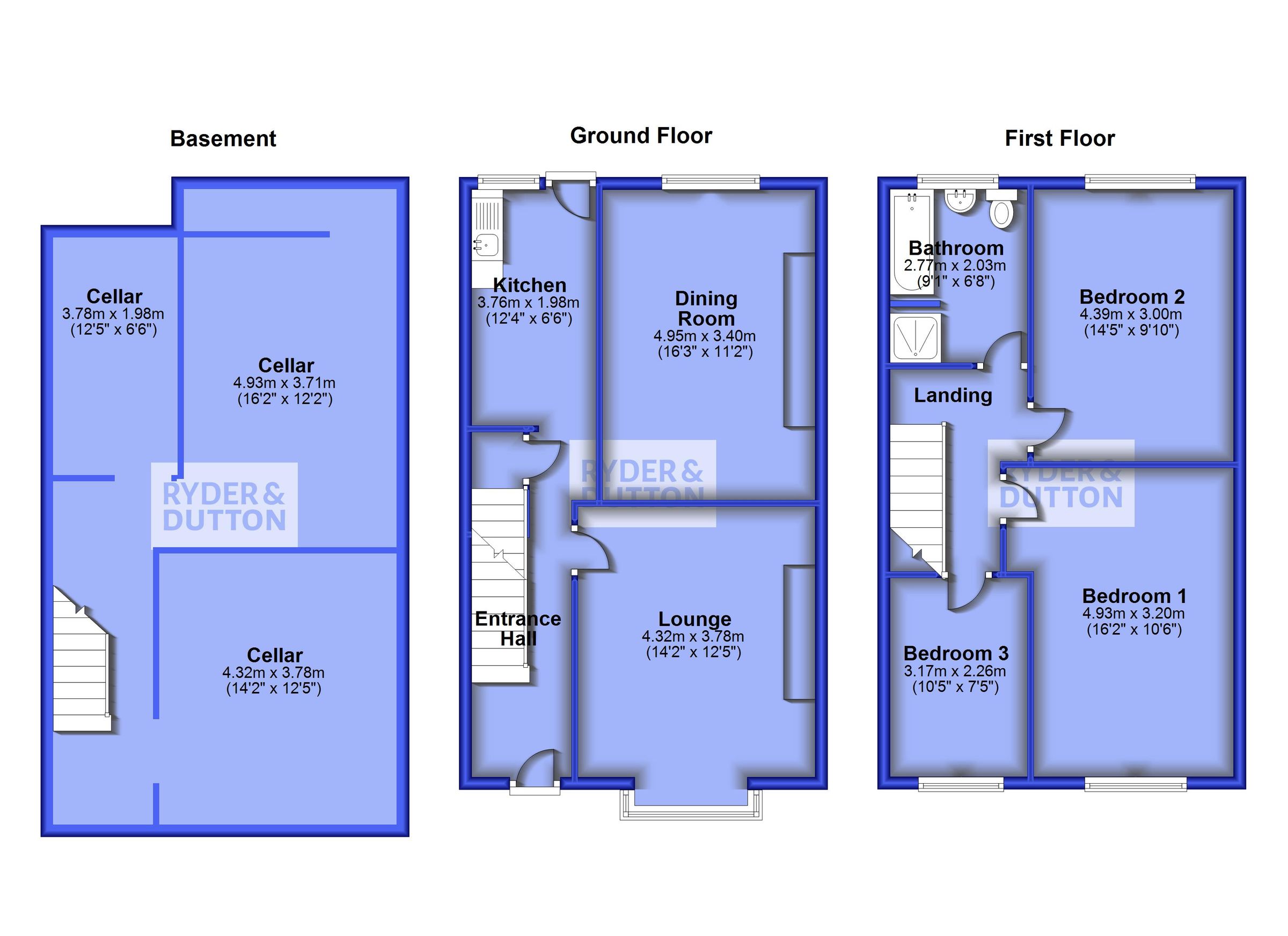 3 bed terraced house for sale in Sheriff Street, Falinge, Rochdale