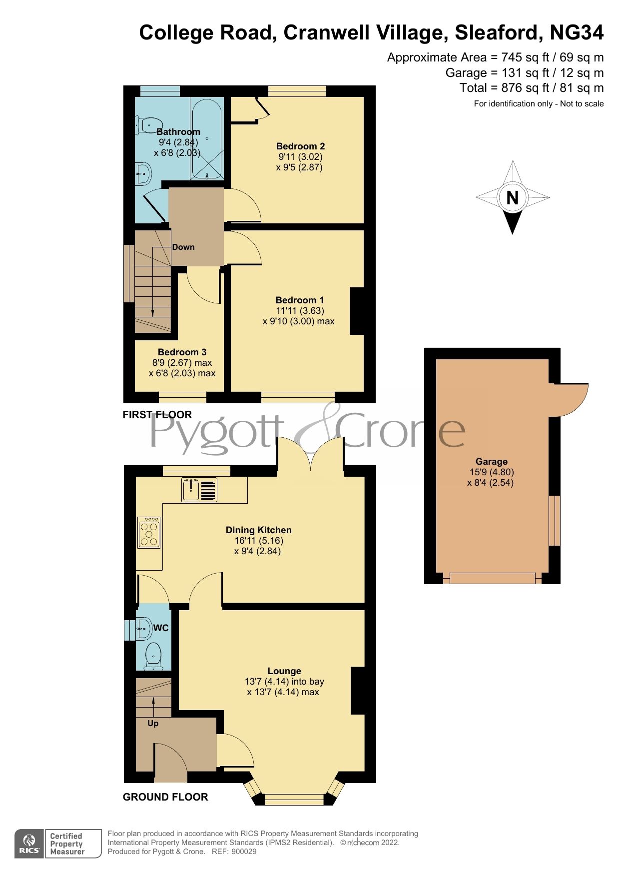 3 bed semidetached house for sale in College Road, Cranwell Village