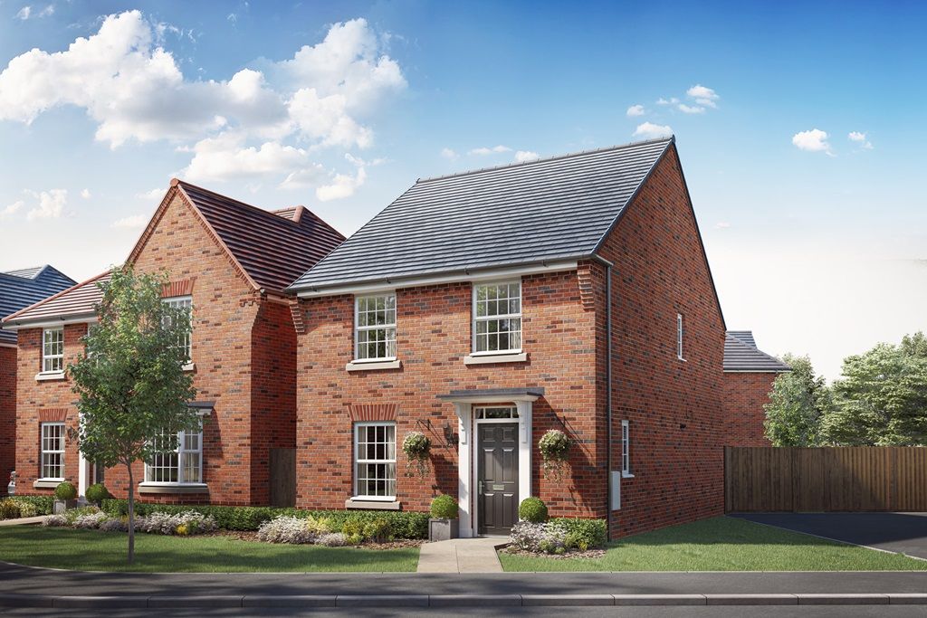 New home, 4 bed detached house for sale in "Ingleby" at Ersham Road