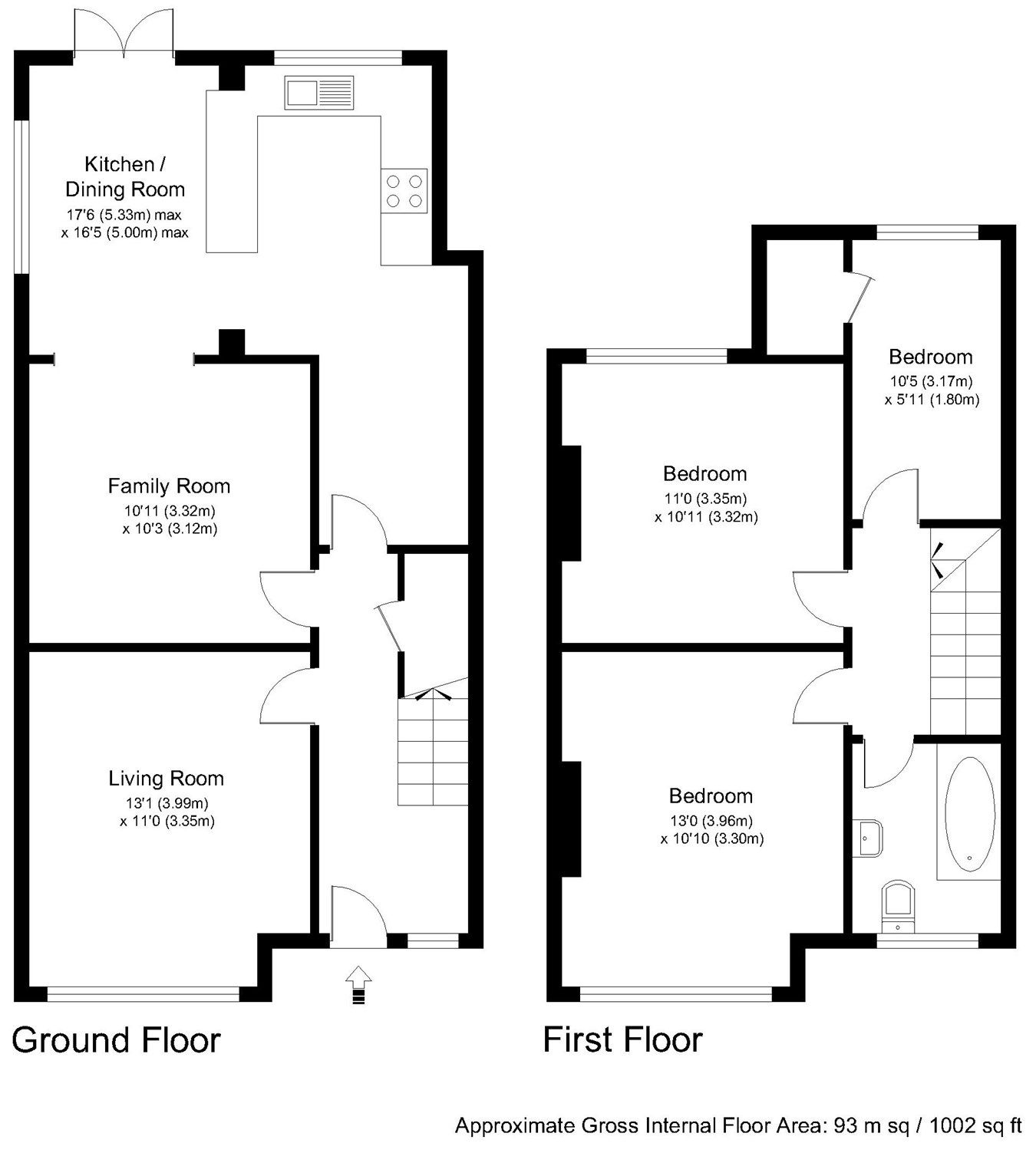 3 bed terraced house for sale in Kings Road, WaltonOnThames KT12 Zoopla