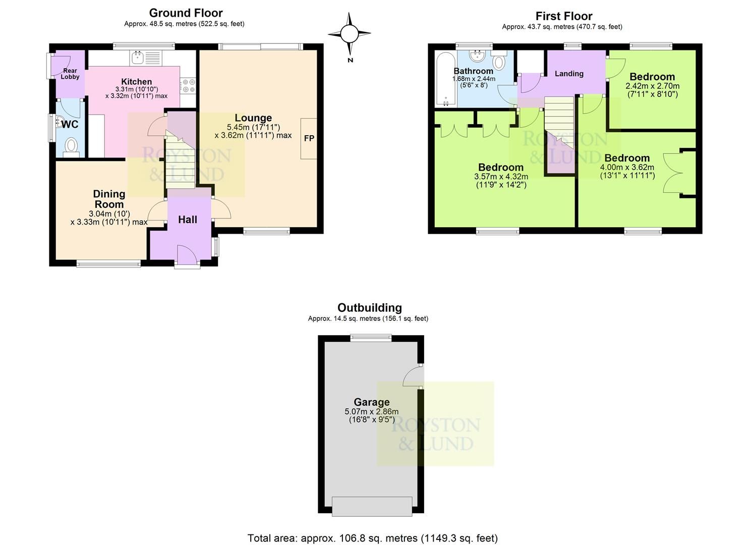 3 bed linkdetached house for sale in Newton Road, Heather, Coalville