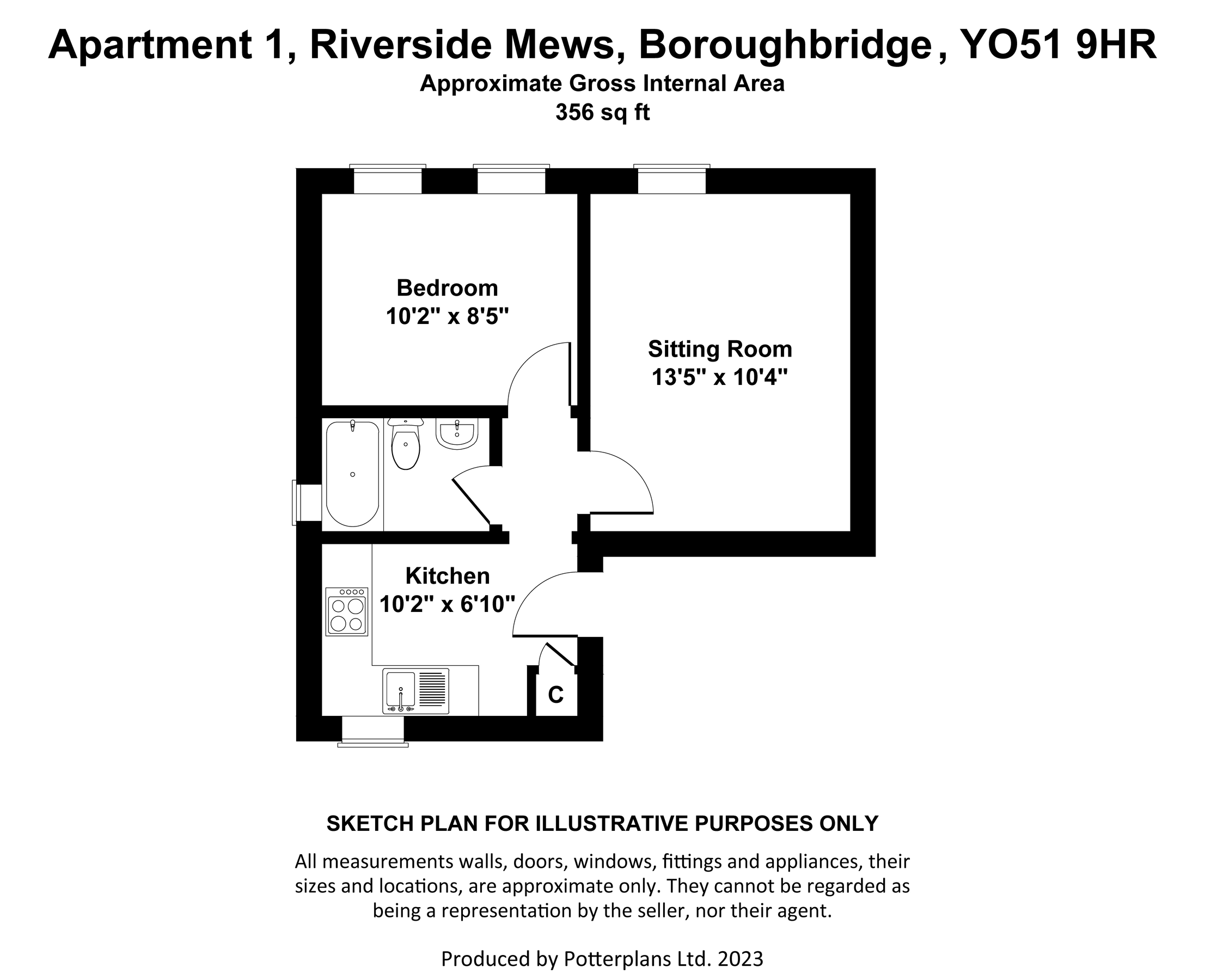 1 bed flat to rent in Riverside Mews, Boroughbridge, York YO51 Zoopla