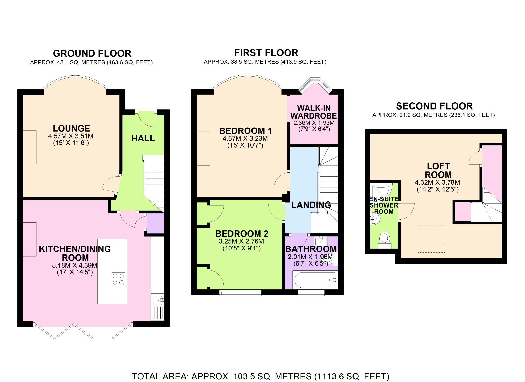 3 bed terraced house for sale in Chelsworth Drive, Plumstead, London