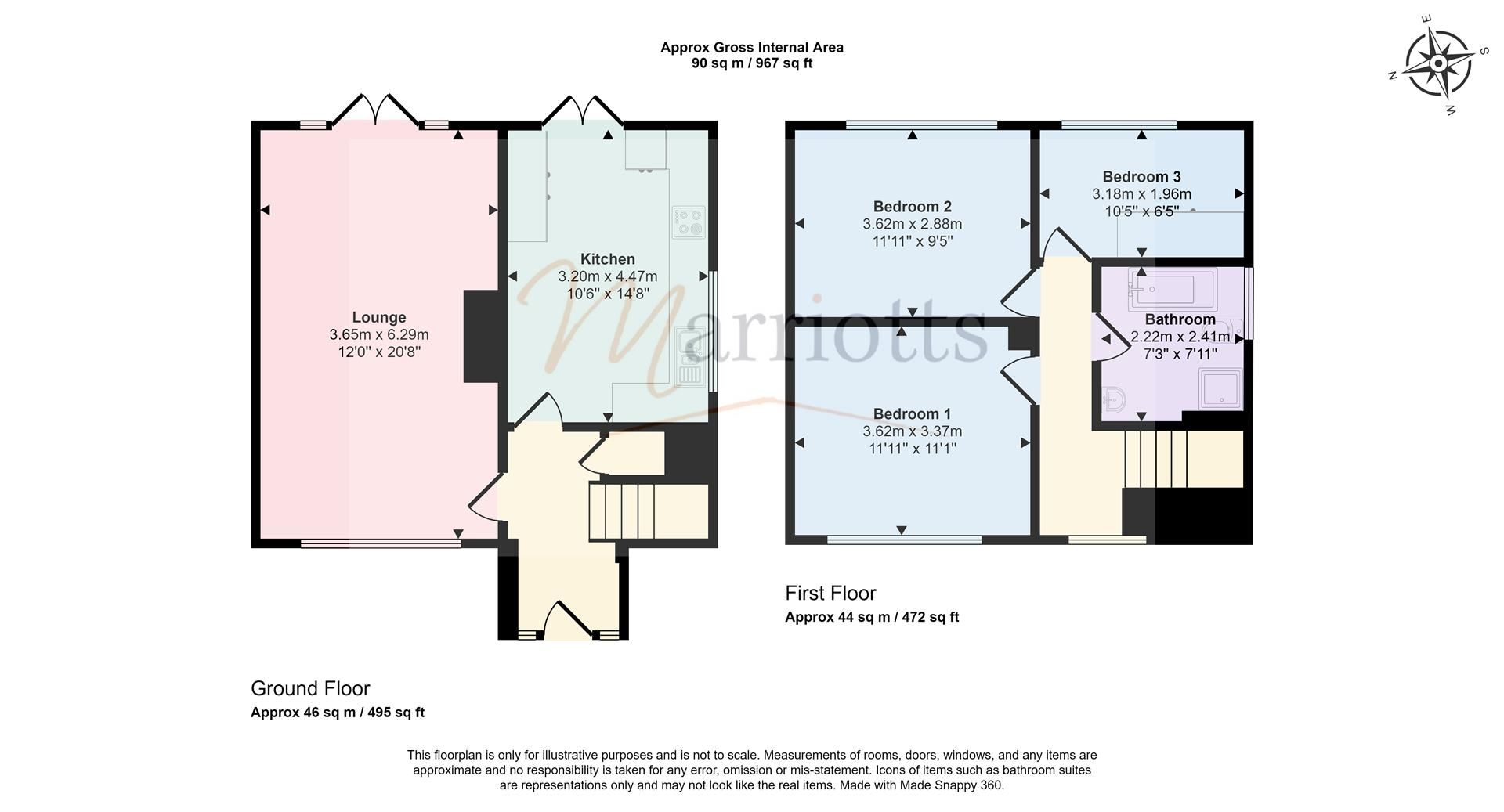 3 bed semidetached house for sale in Shelford Road, Gedling