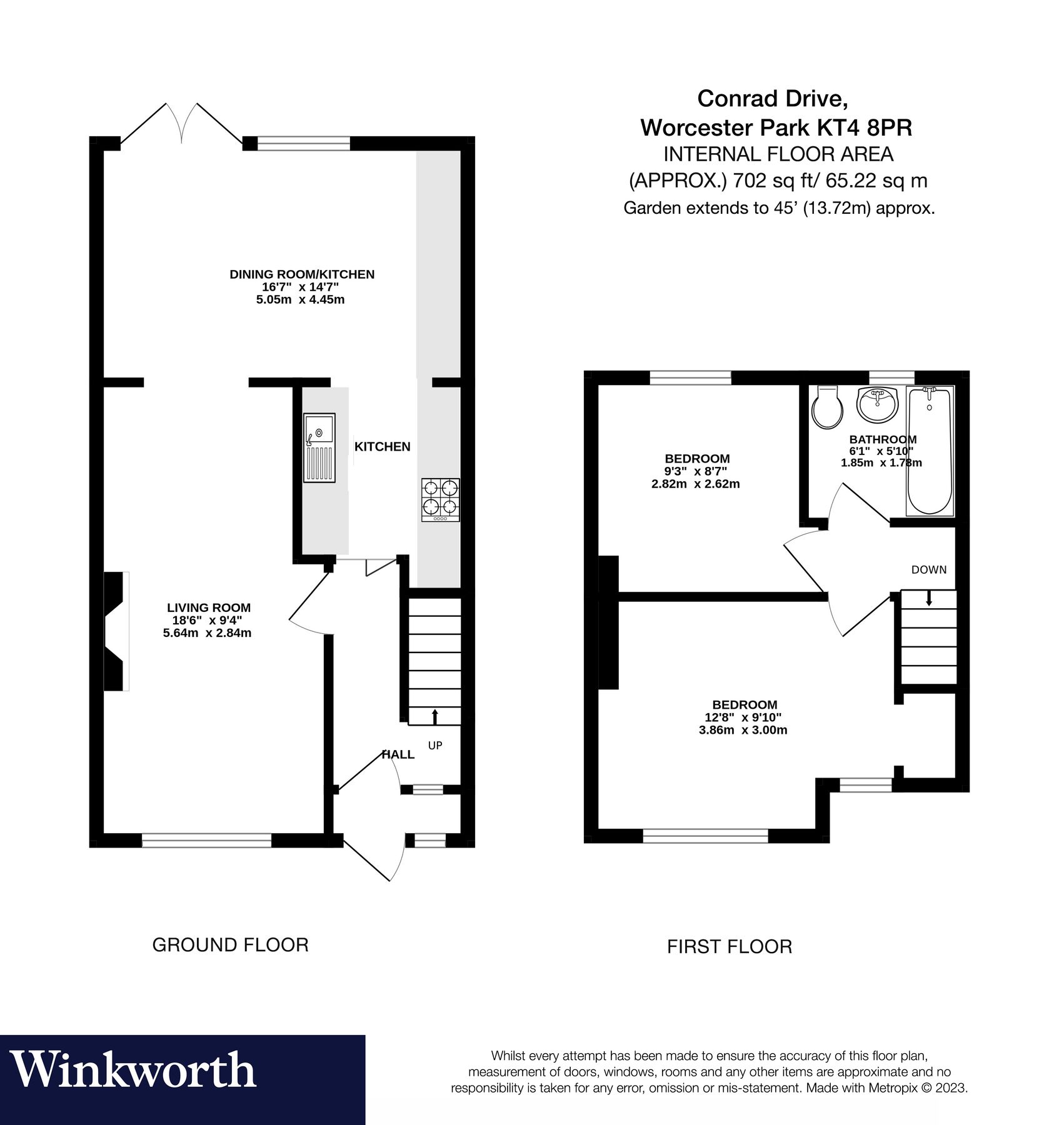 2 bed terraced house for sale in Conrad Drive, Worcester Park KT4 Zoopla