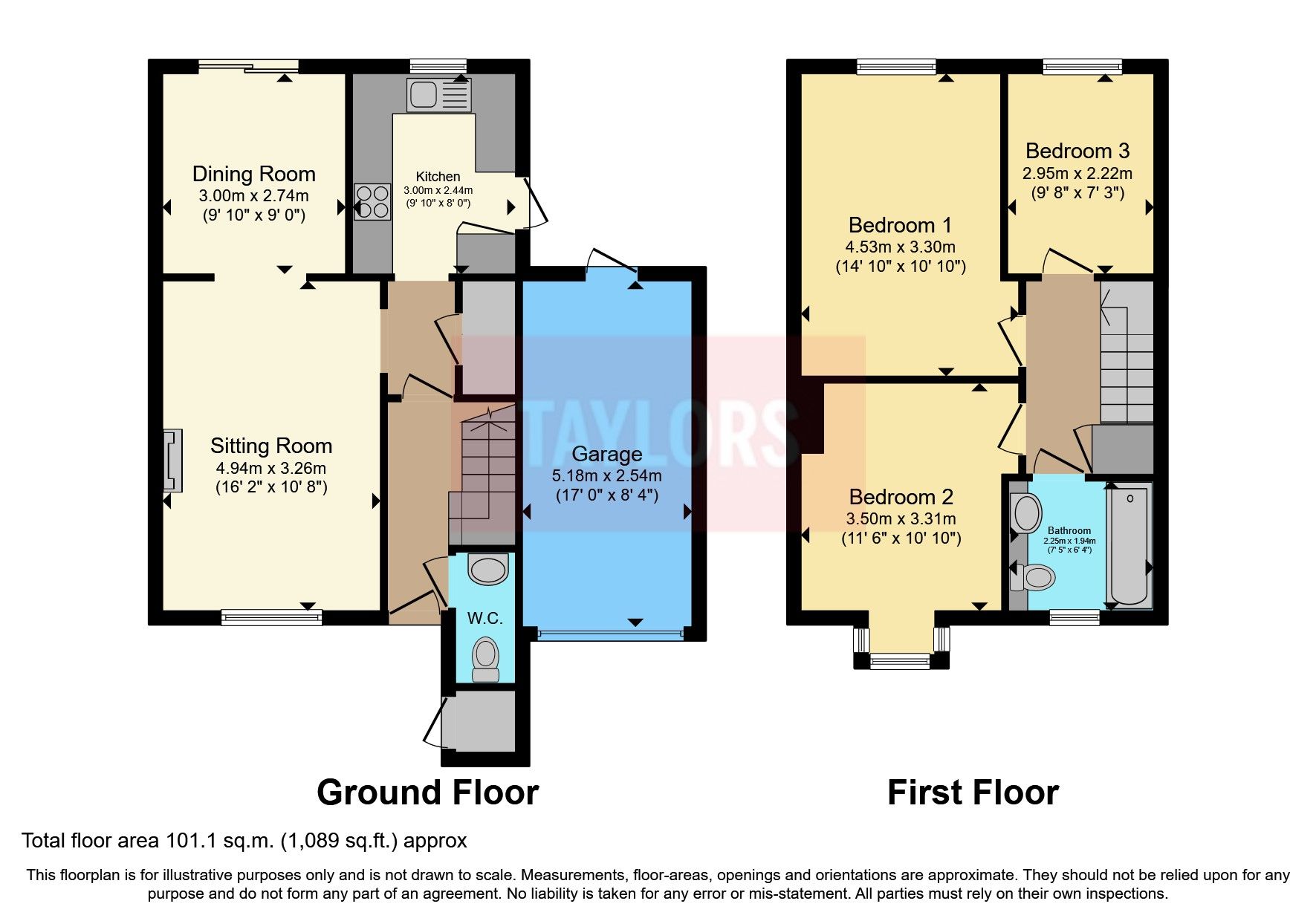 3 bed linkdetached house for sale in Saddlers Place, Downs Barn