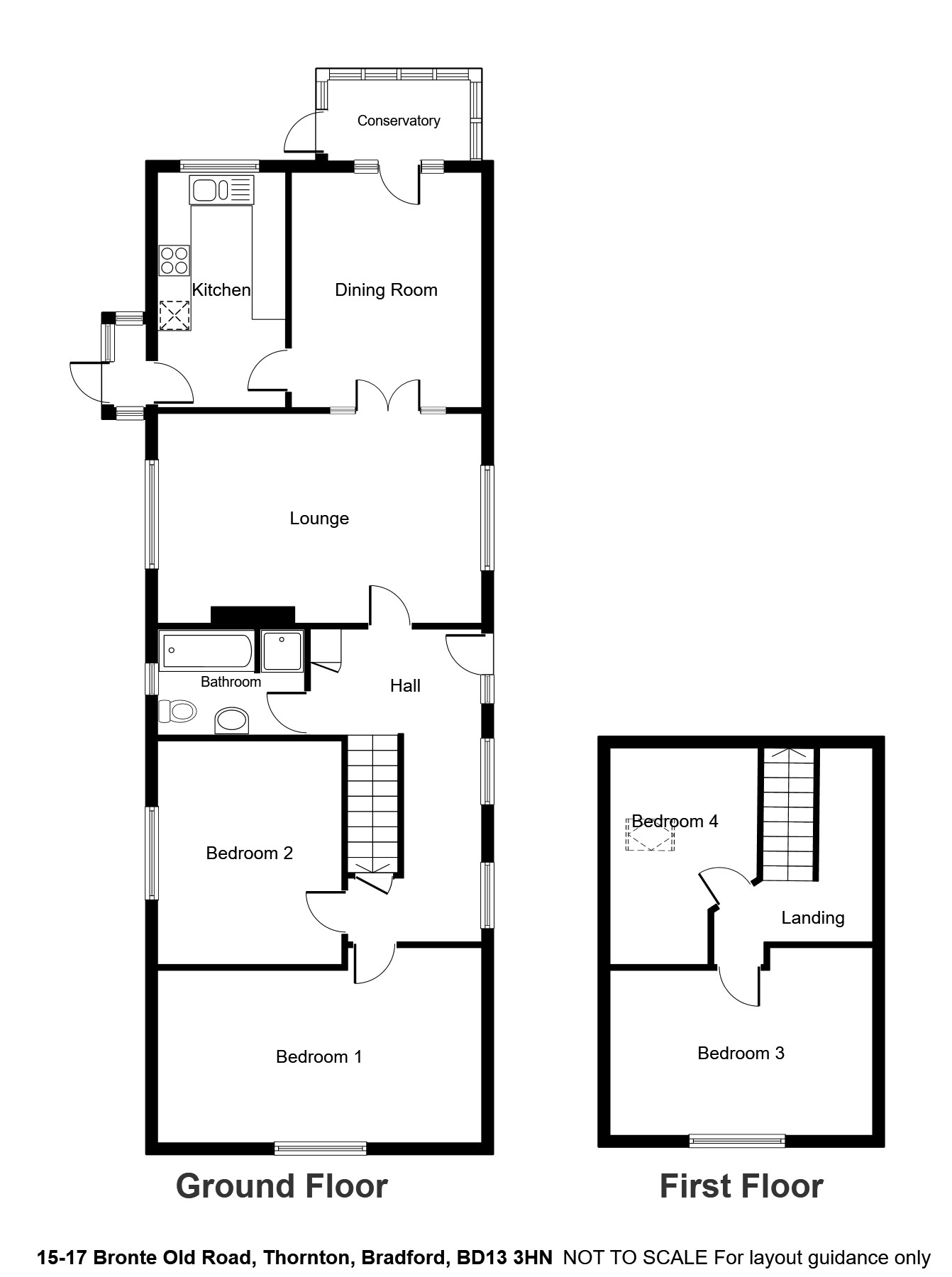 4 bed detached house for sale in Bronte Old Road, Thornton, Bradford