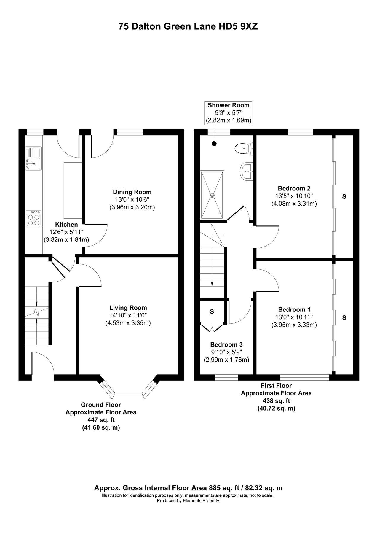 3 bed terraced house for sale in Dalton Green Lane, Huddersfield HD5