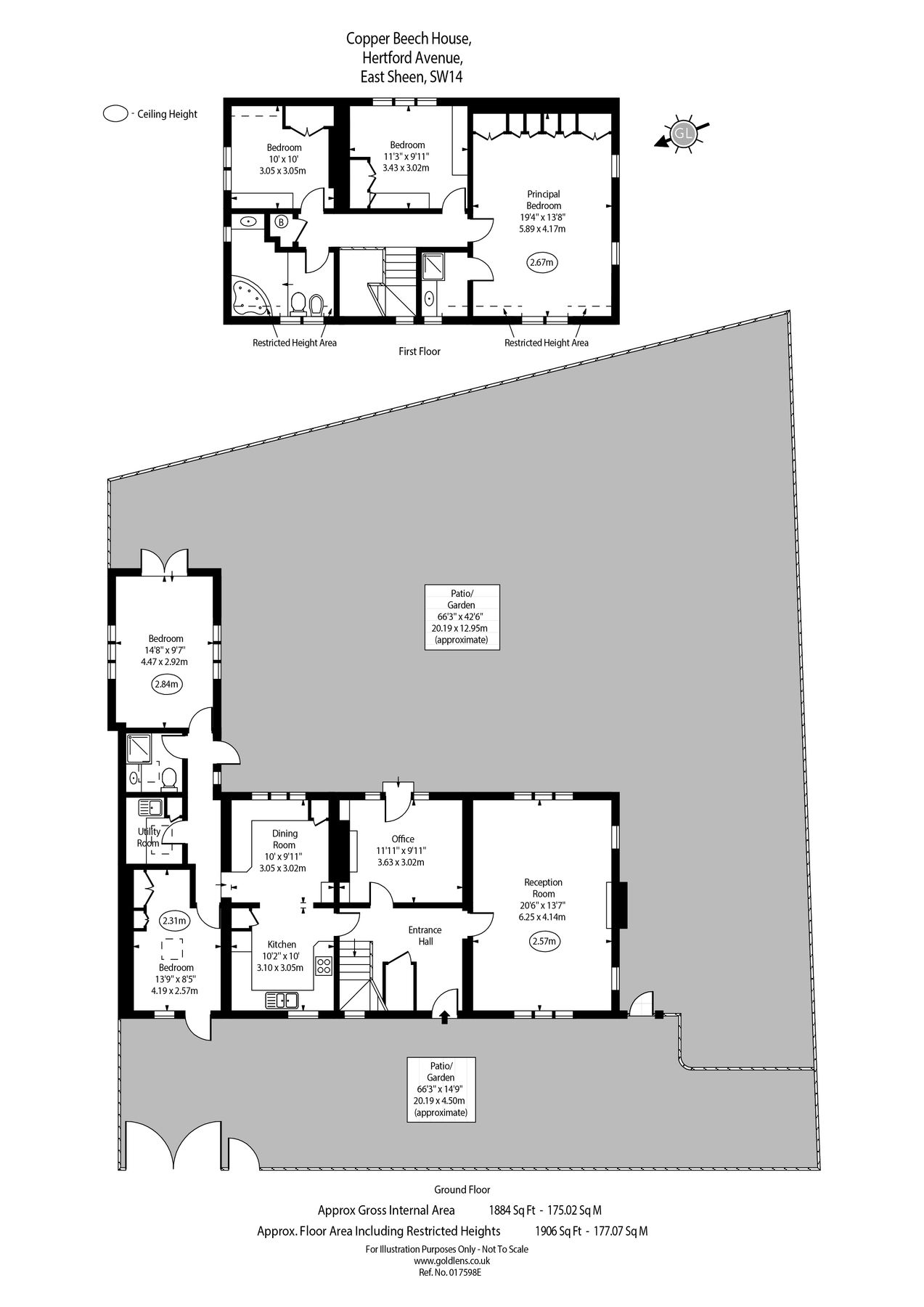 4 bed detached house for sale in Hertford Avenue, East Sheen, London