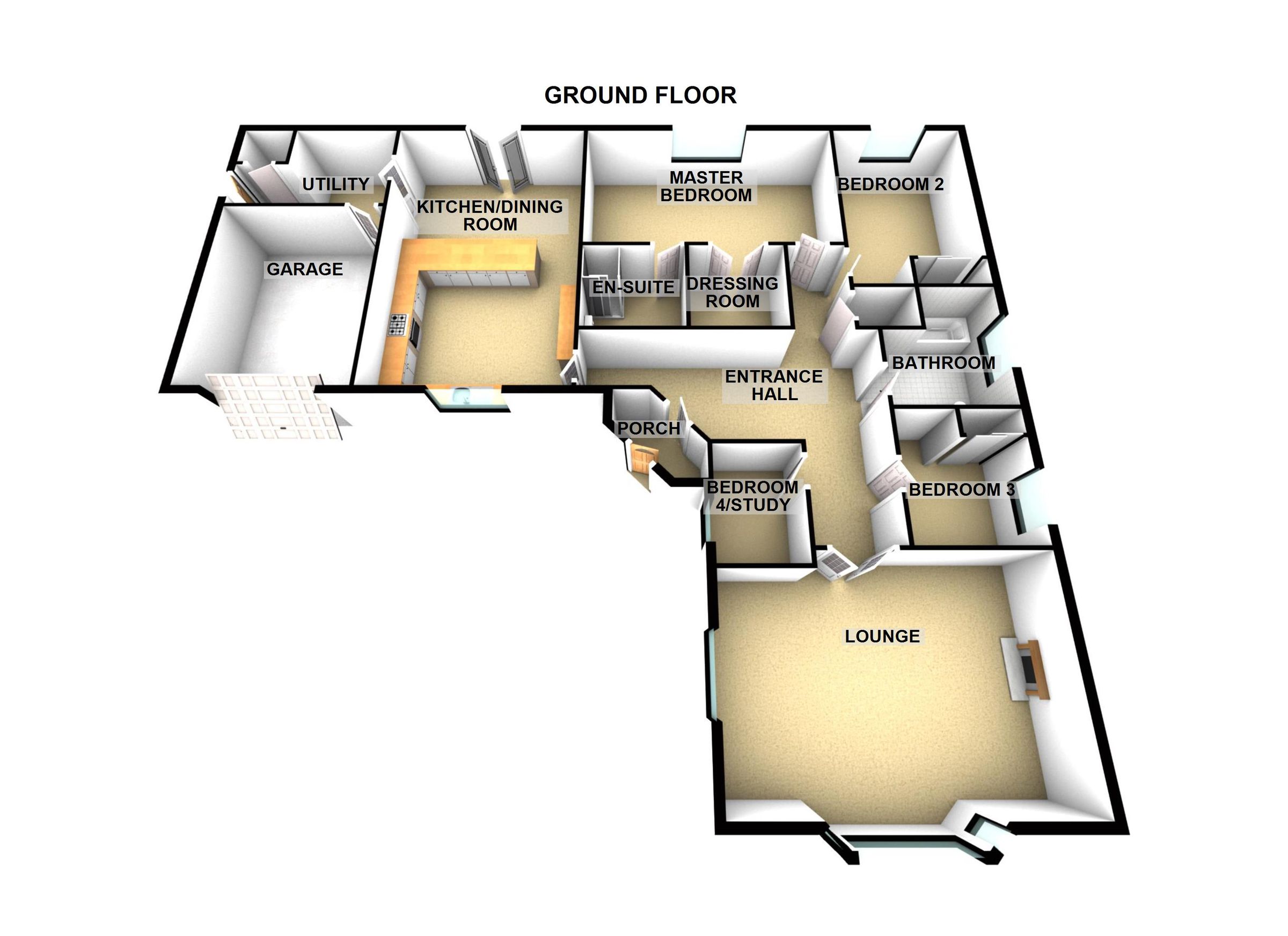 4 bed detached bungalow for sale in Murthly, Perth PH1 Zoopla