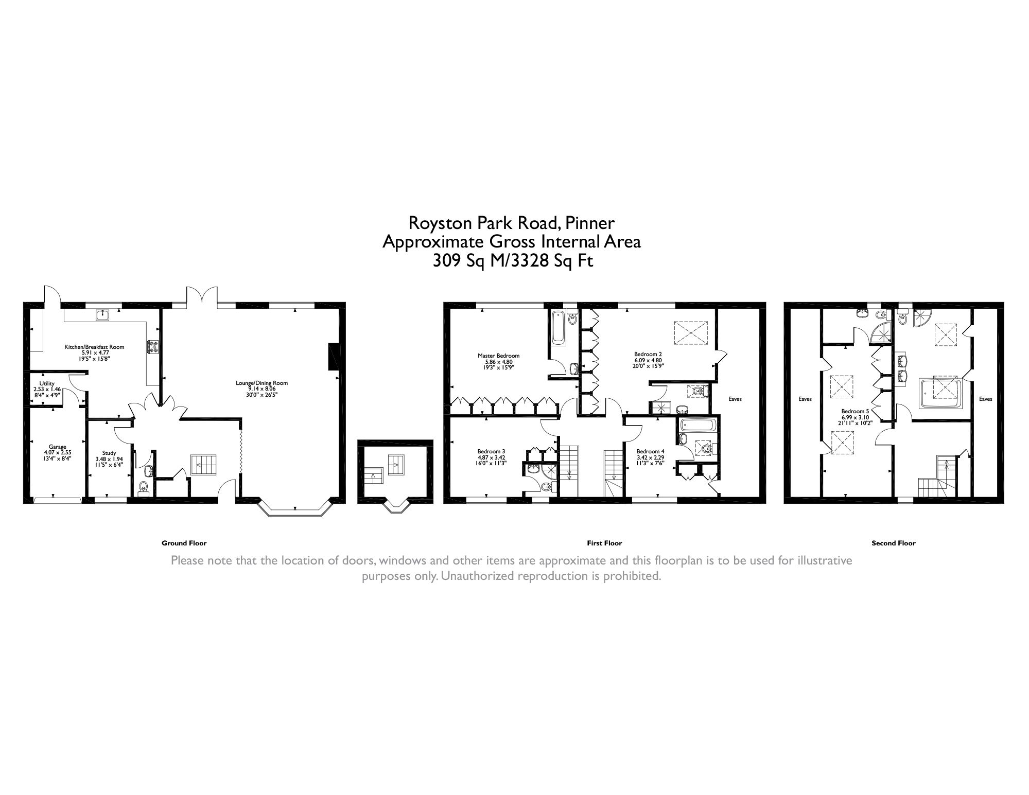 5 bed detached house for sale in Royston Park Road, Hatch End, Pinner