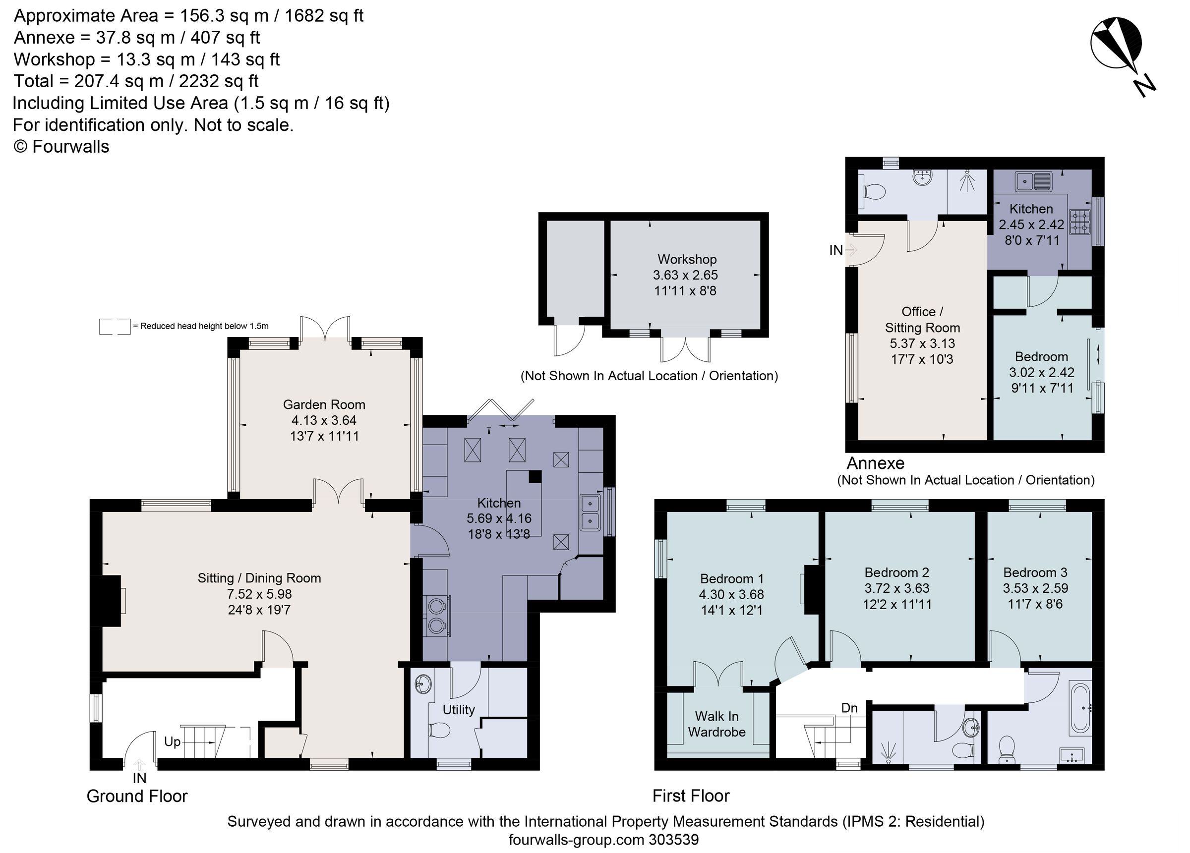 4 bed detached house for sale in Green Lane, Shipley Bridge, Horley