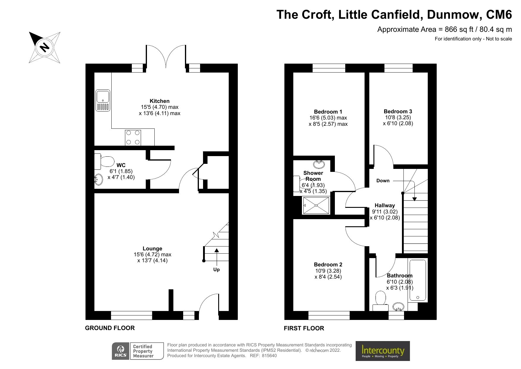 3 bed end terrace house for sale in The Croft, Little Canfield, Dunmow CM6 Zoopla