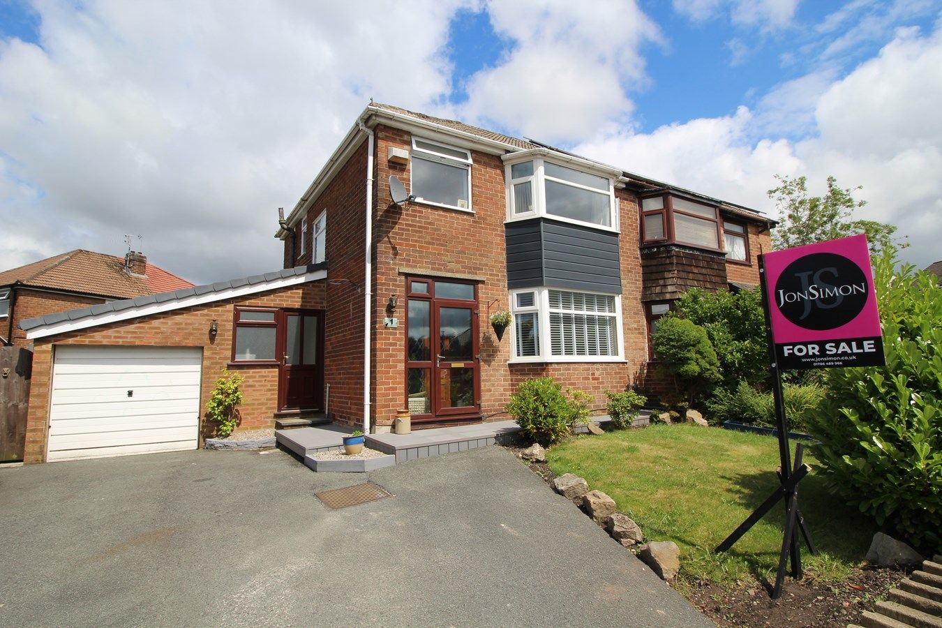 3 bed semidetached house for sale in Greenside Drive, Greenmount, Bury