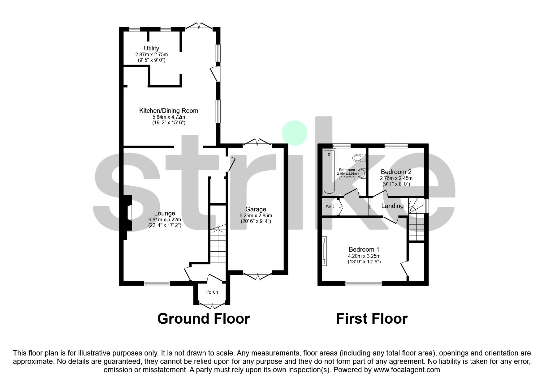 2 bed semidetached house for sale in Owls Green, Dennington