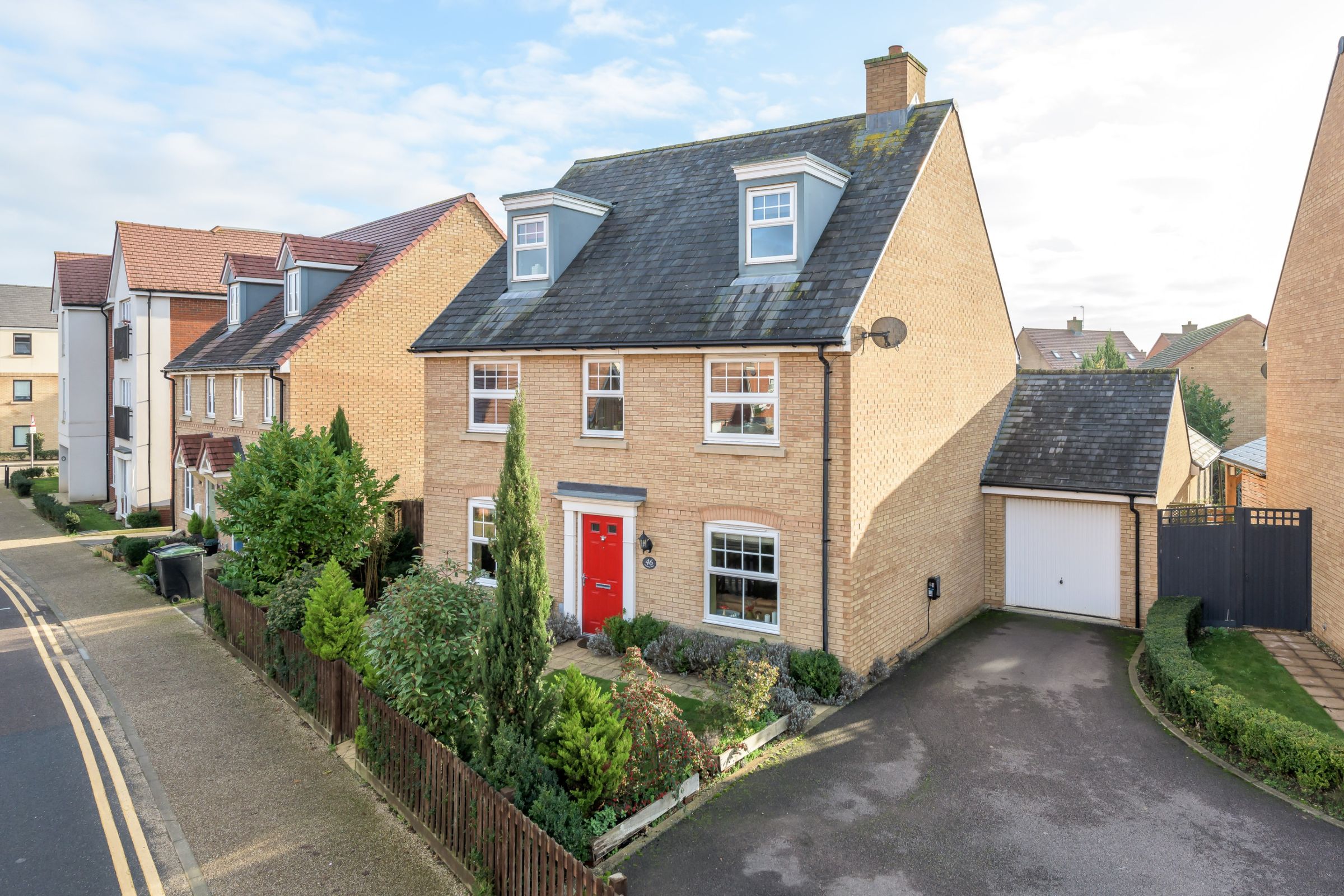 5 bed detached house for sale in Hawking Drive, Biggleswade, Central