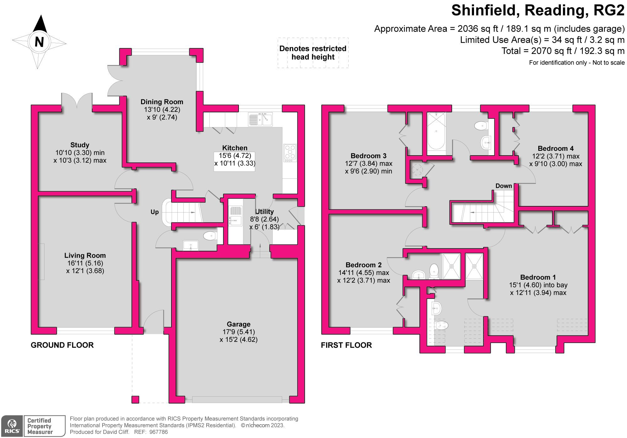 4 bed detached house for sale in Deardon Way, Shinfield, Reading