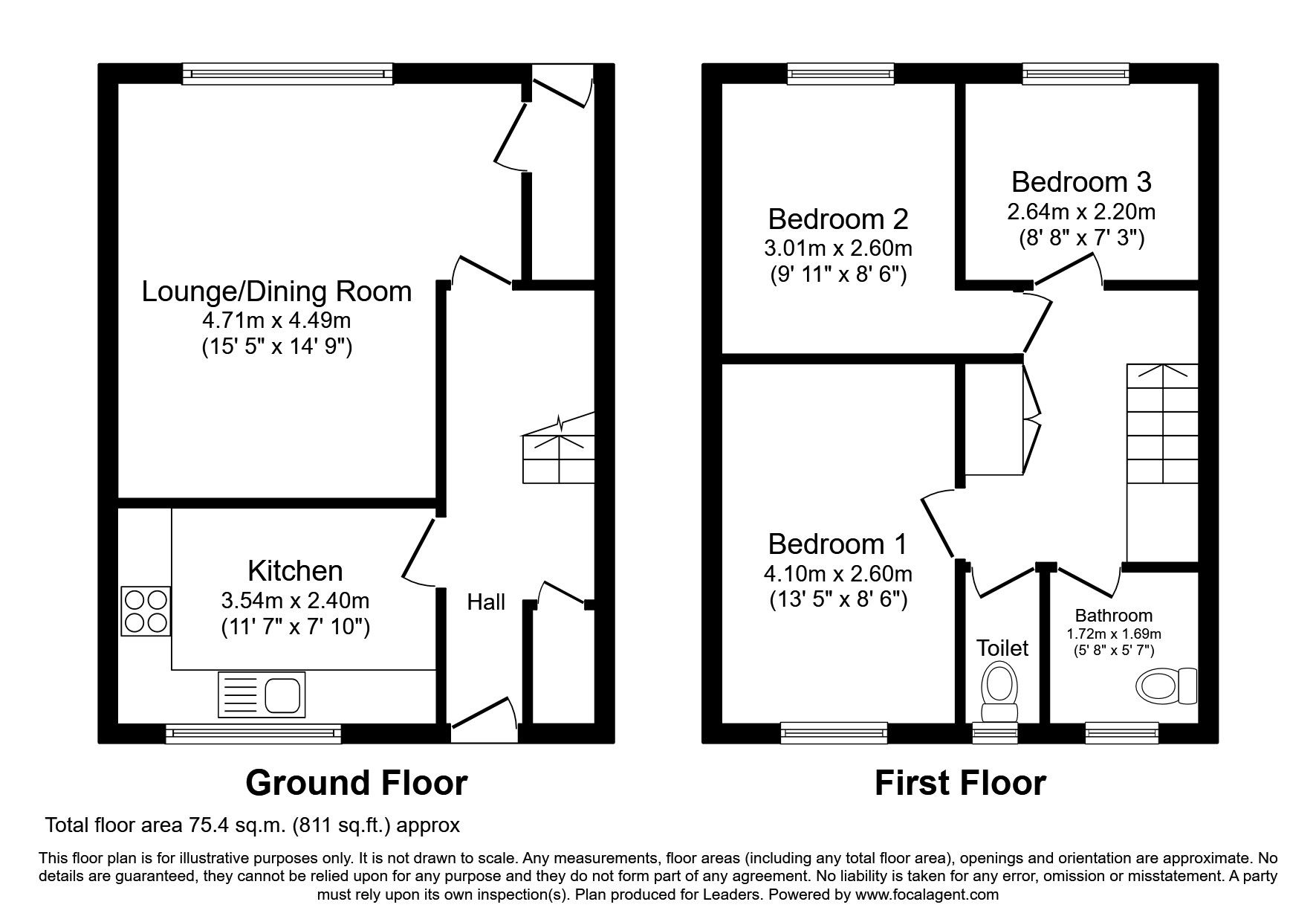 3 bed terraced house to rent in Melbourne Walk, Northampton NN1 Zoopla