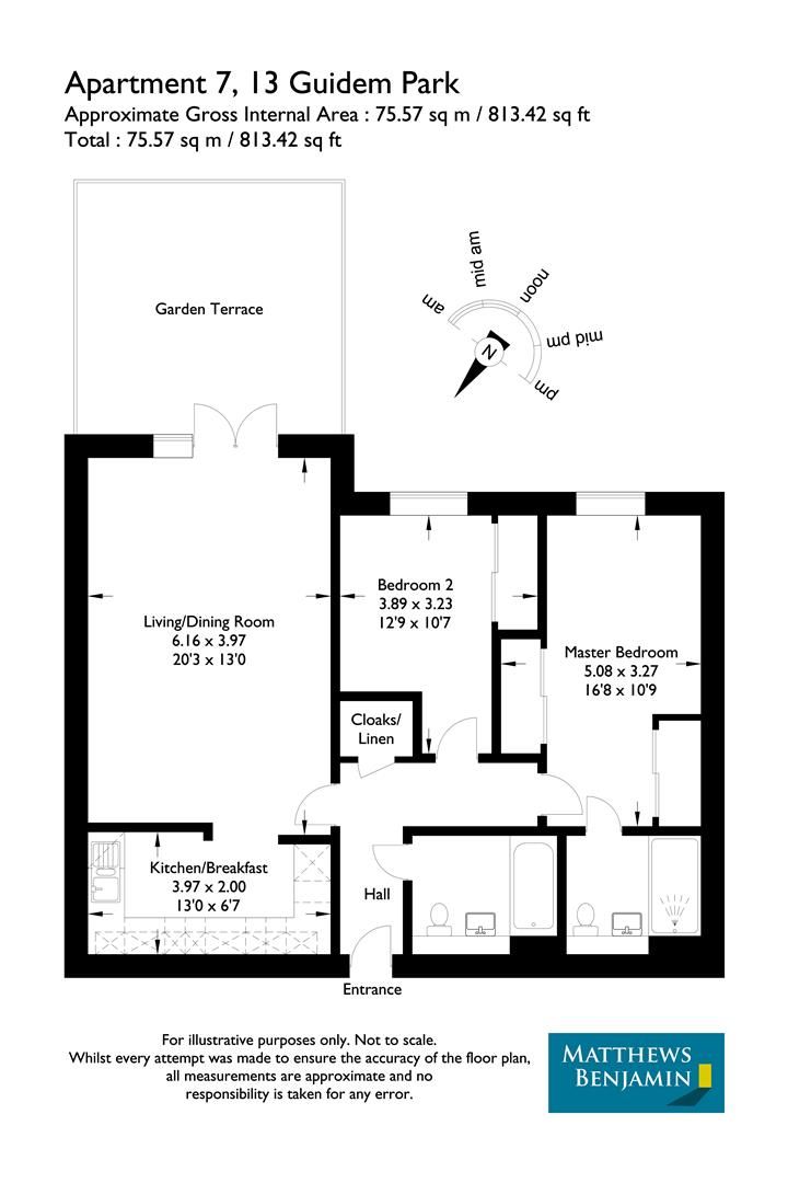 2 bed flat for sale in 7 Bowland House, 13 Guidem Park, Lancaster LA1