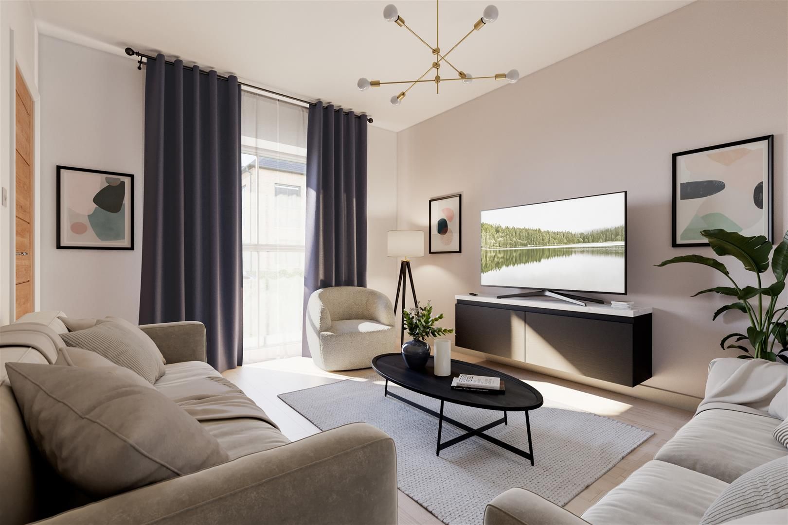 New home, 4 bed detached house for sale in Long Lane, Aughton, Ormskirk