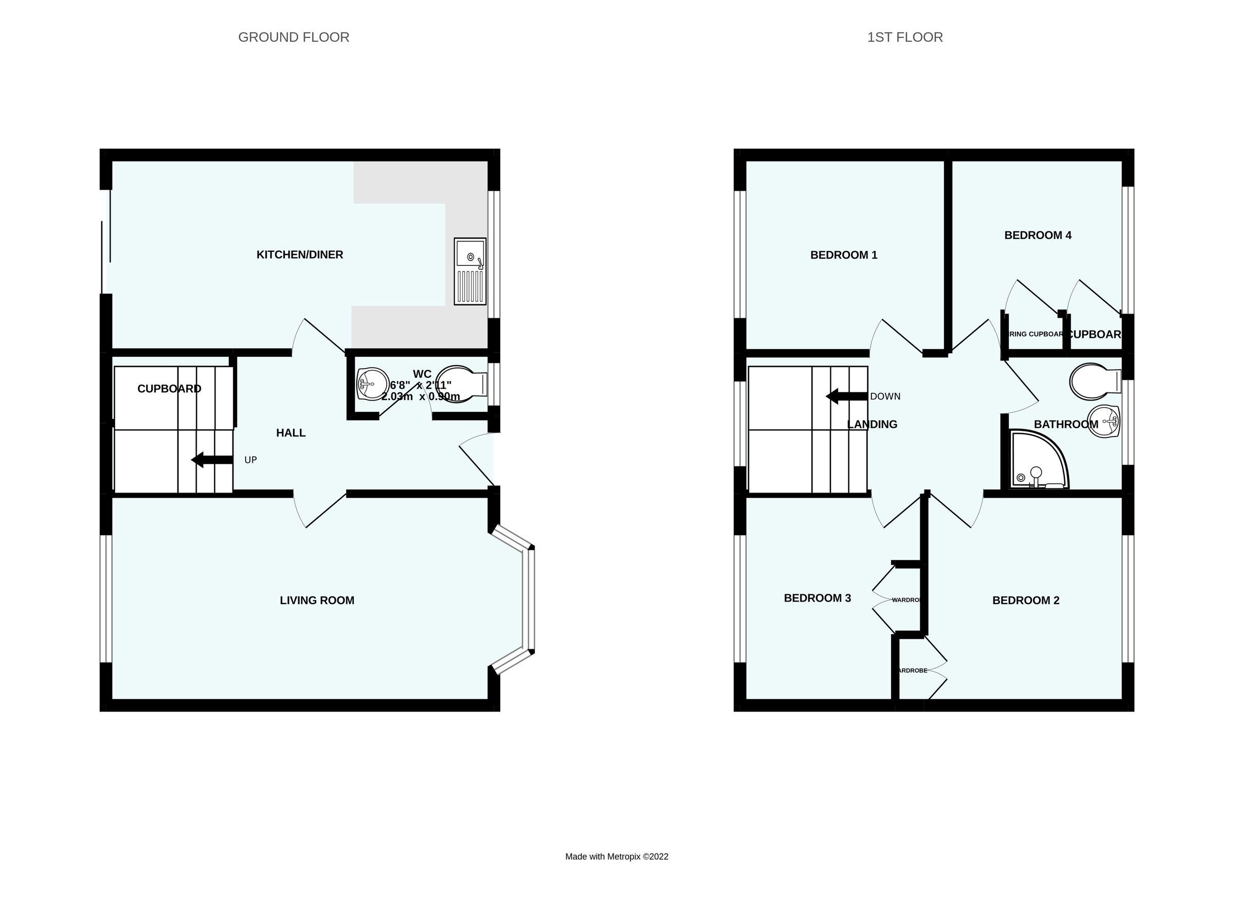 4 bed semidetached house to rent in Grylls Park, Lanreath, Looe