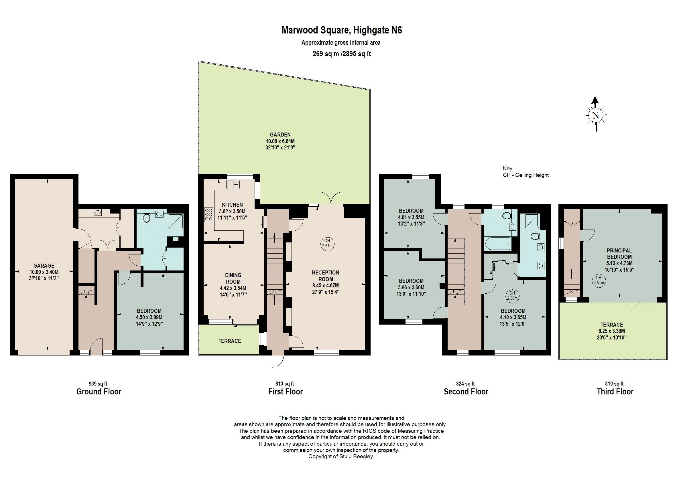 5 bed detached house for sale in Marwood Square, Muswell Hill, London