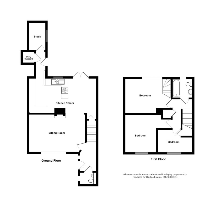 3 bed terraced house for sale in Kingsmill Road, Barnham, Bognor Regis PO22 Zoopla