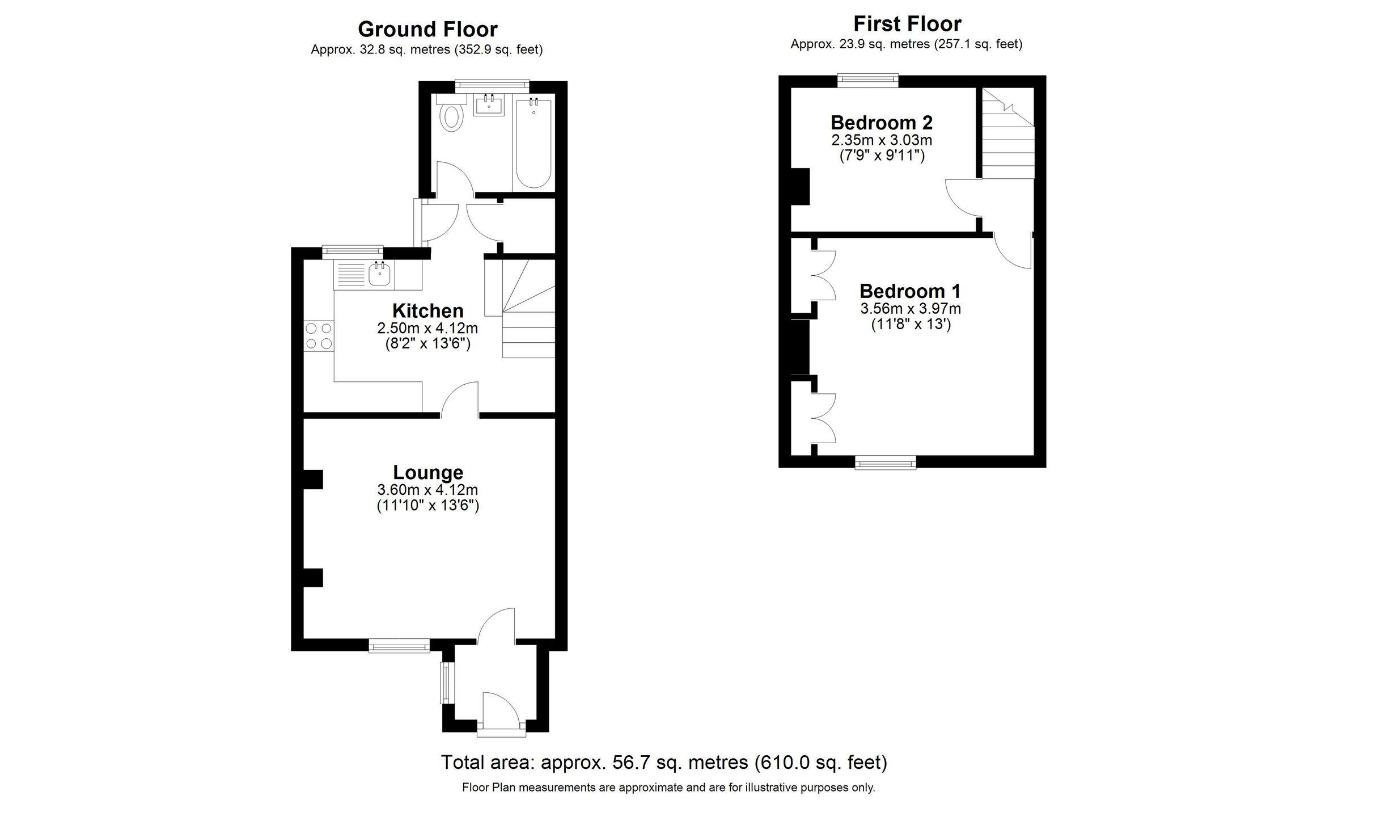 2 bed terraced house for sale in North End, Bassingbourn, Royston SG8