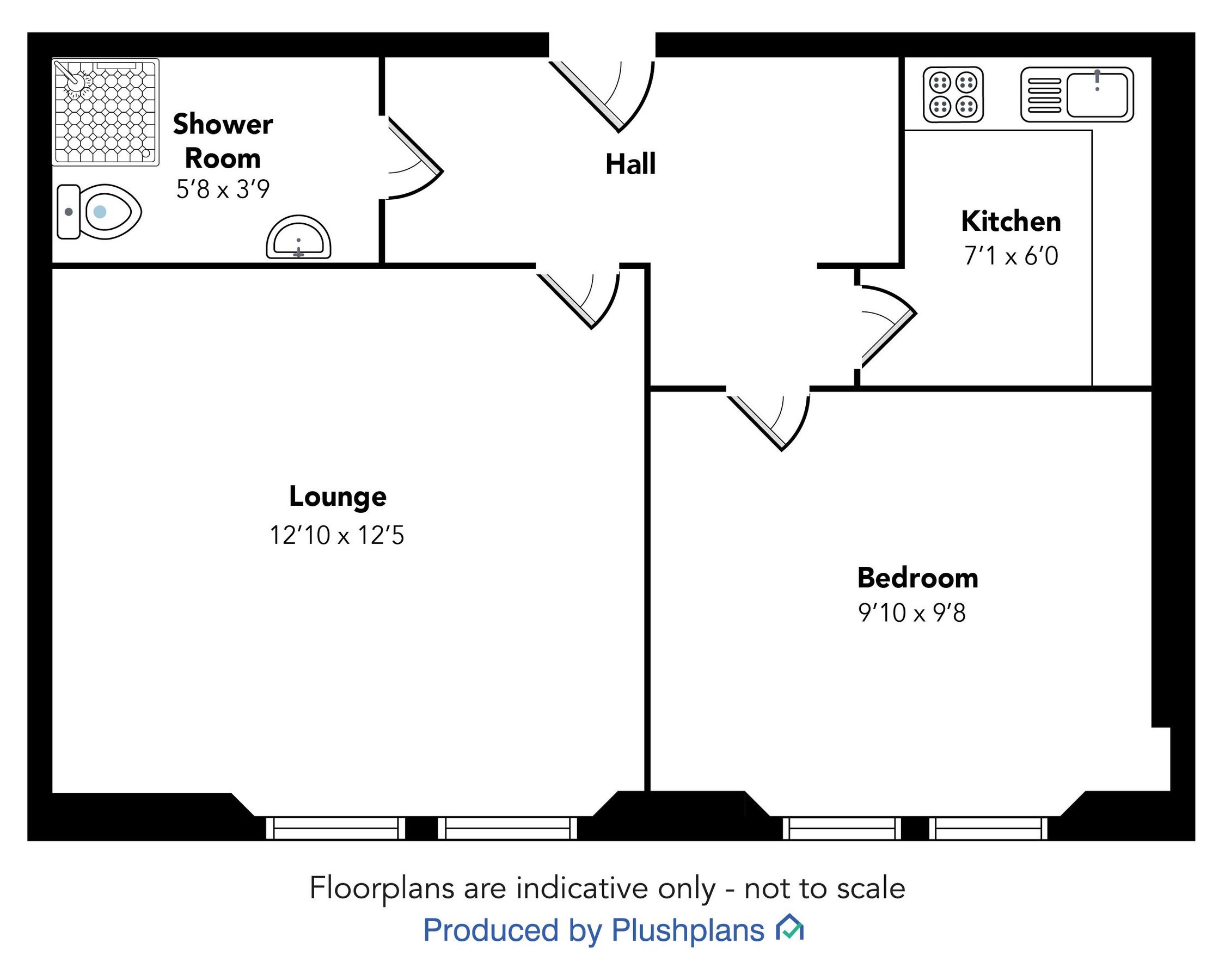 1 bed flat for sale in Flat 1/2, 83 Lounsdale Road, Paisley PA2 Zoopla
