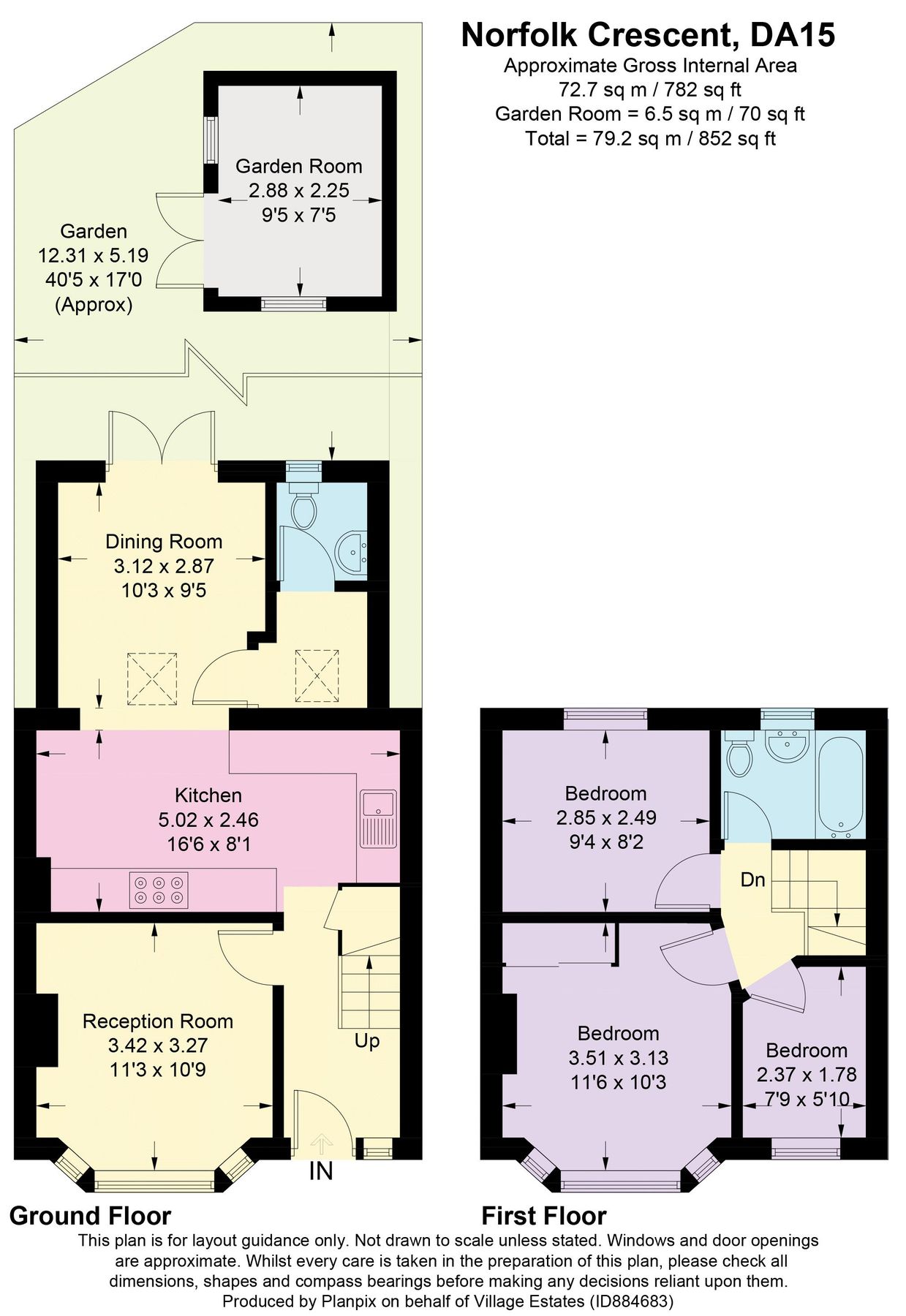 3 bed terraced house for sale in Norfolk Crescent, Sidcup DA15 Zoopla