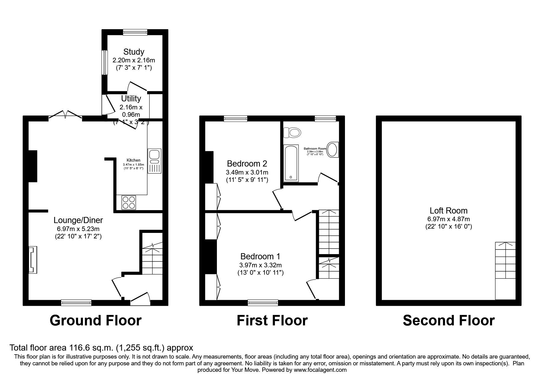 3 bed terraced house for sale in Canterbury Road, Willesborough