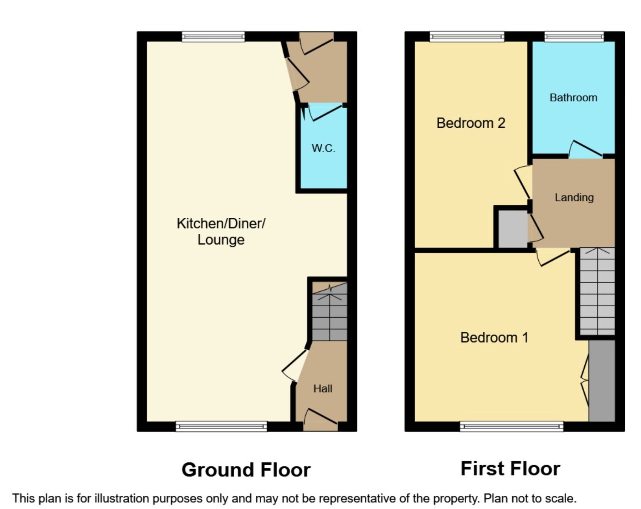 2 bed terraced house for sale in Tro Tircoed, Tircoed Village
