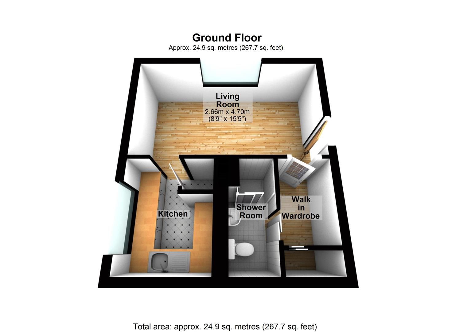 1 bed flat for sale in Willow Road, New Balderton, Newark NG24 Zoopla