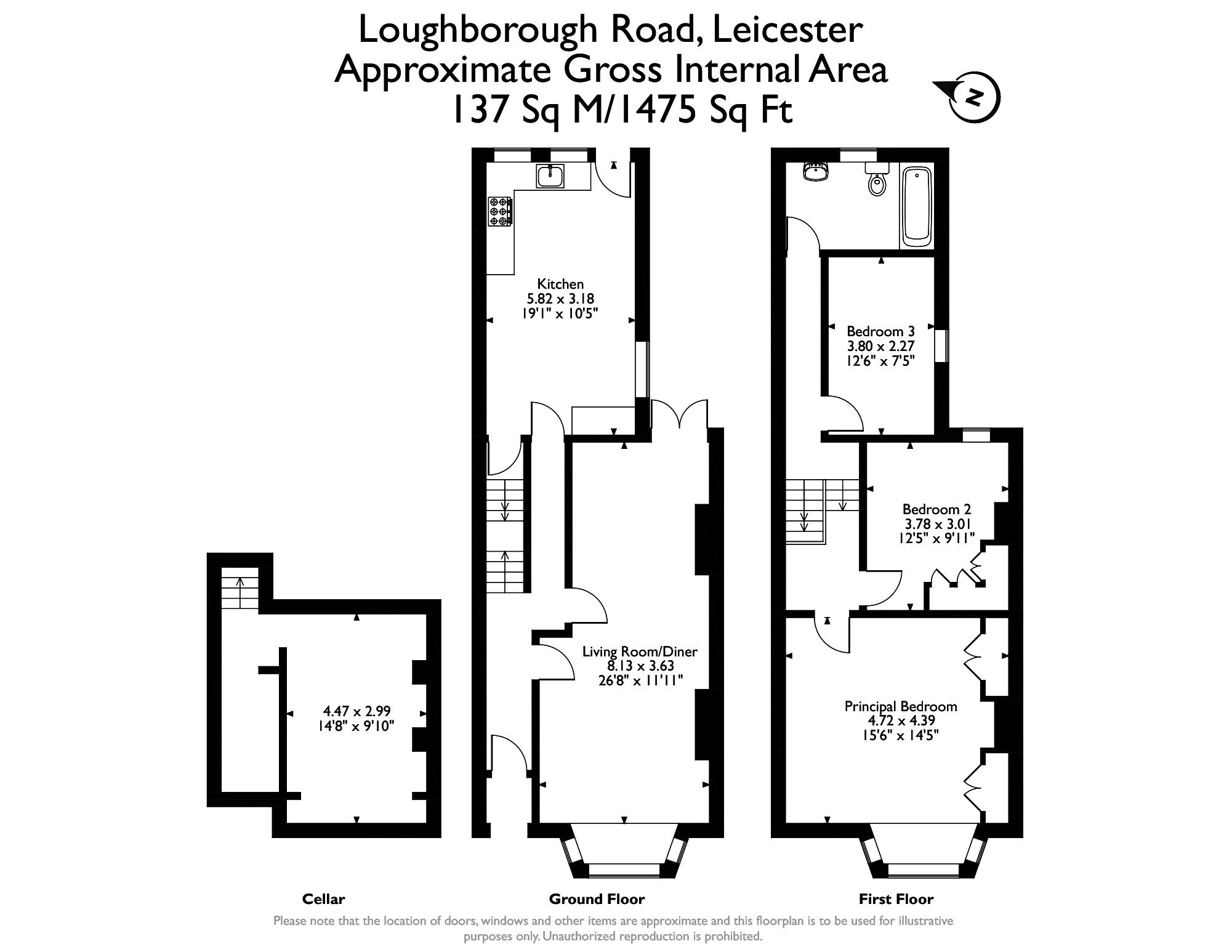 3 bed terraced house for sale in Loughborough Road, Belgrave, Leicester LE4 Zoopla