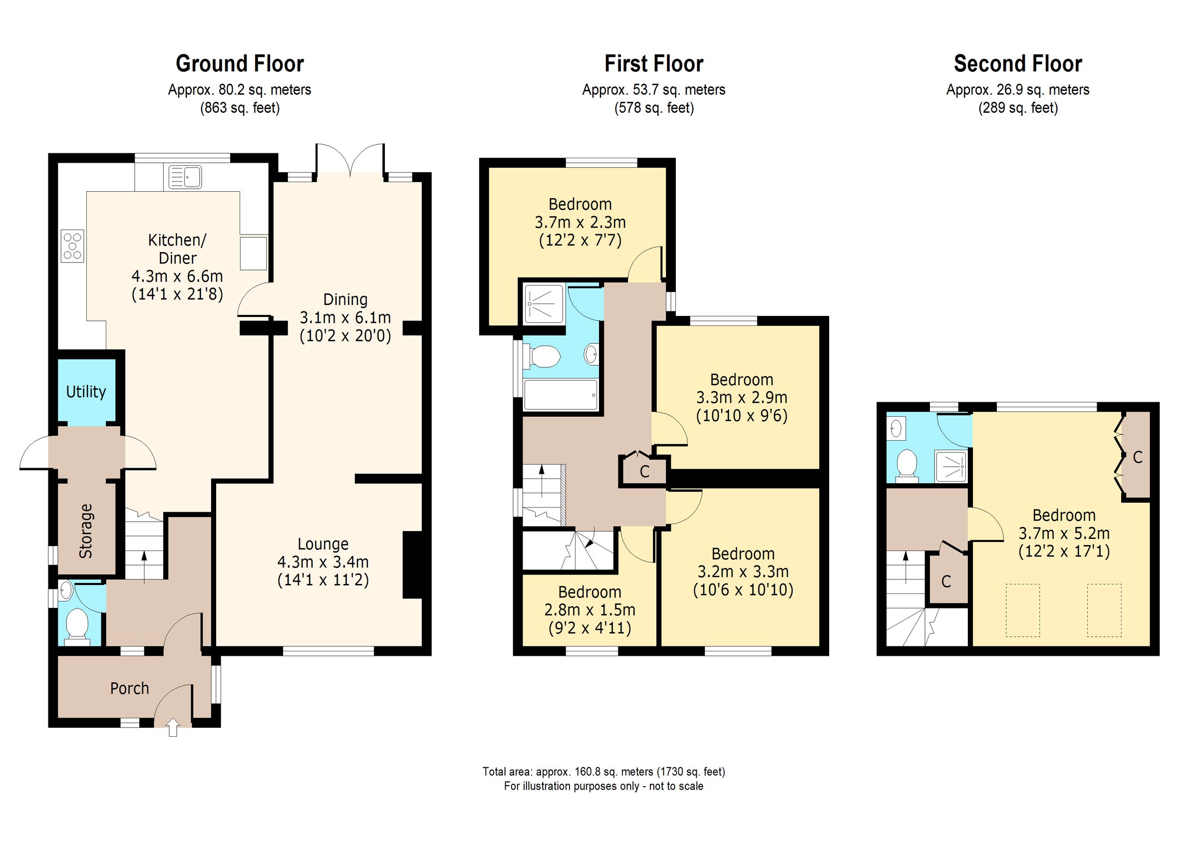 5 bed semidetached house for sale in Stowe Road, Orpington, Kent BR6