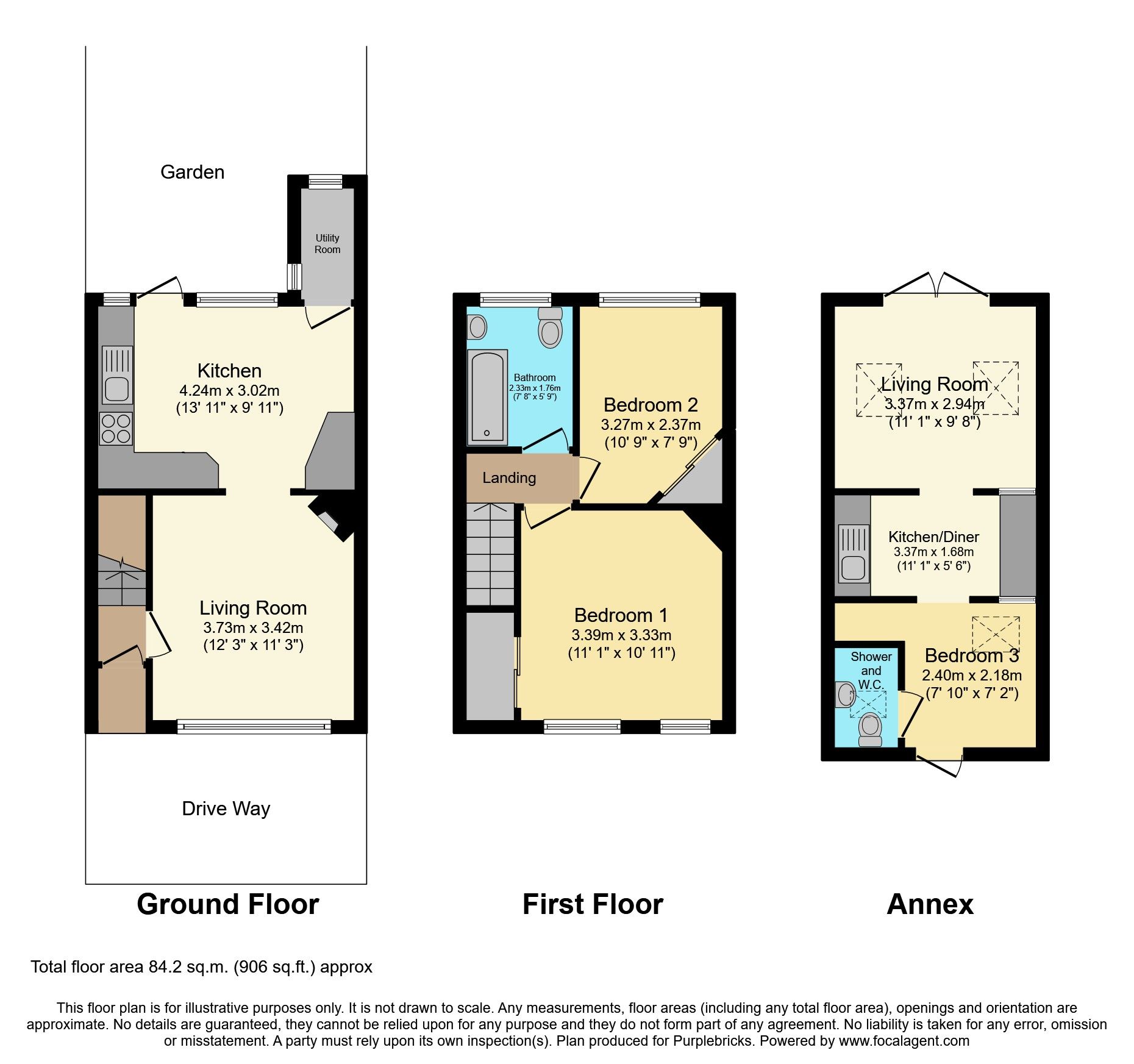 3 bed terraced house for sale in Frederick Road, Sutton SM1 Zoopla