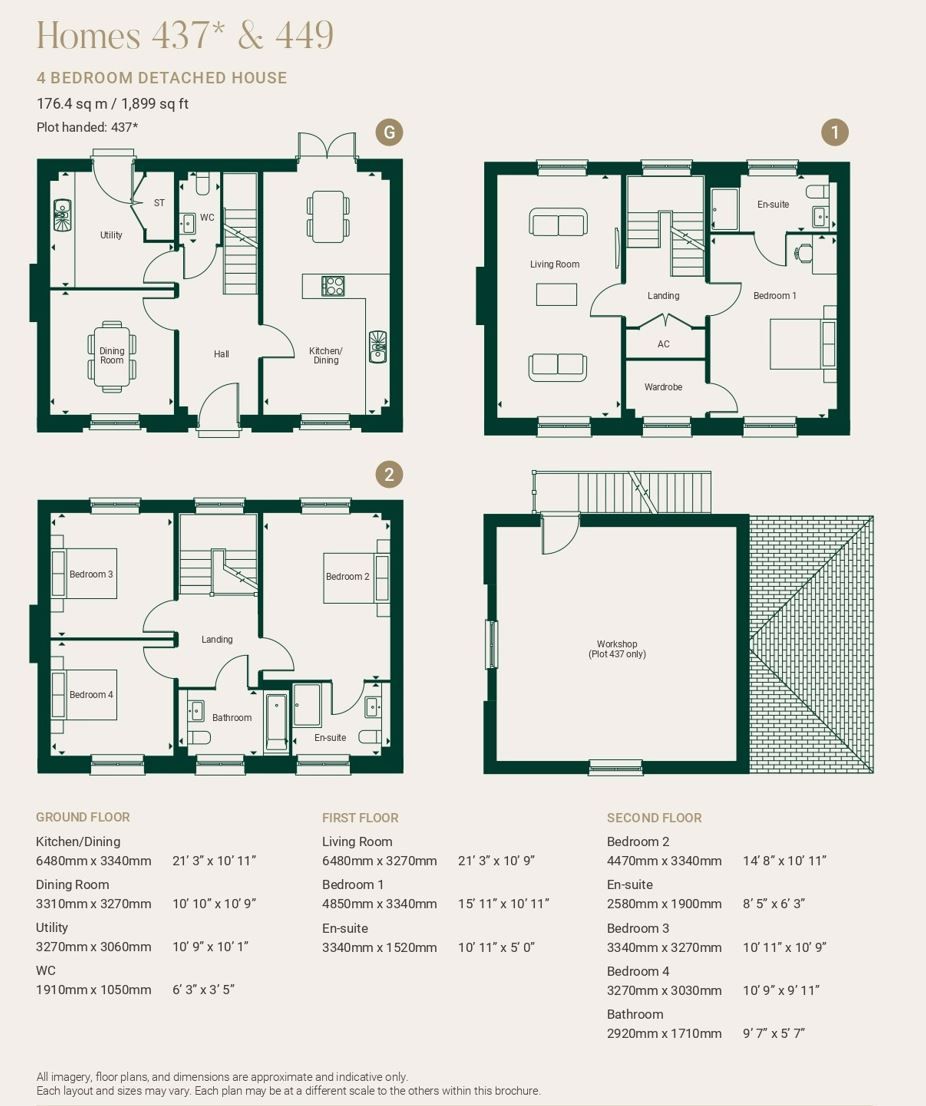 New home, 4 bed detached house for sale in 437 Halstock Place,