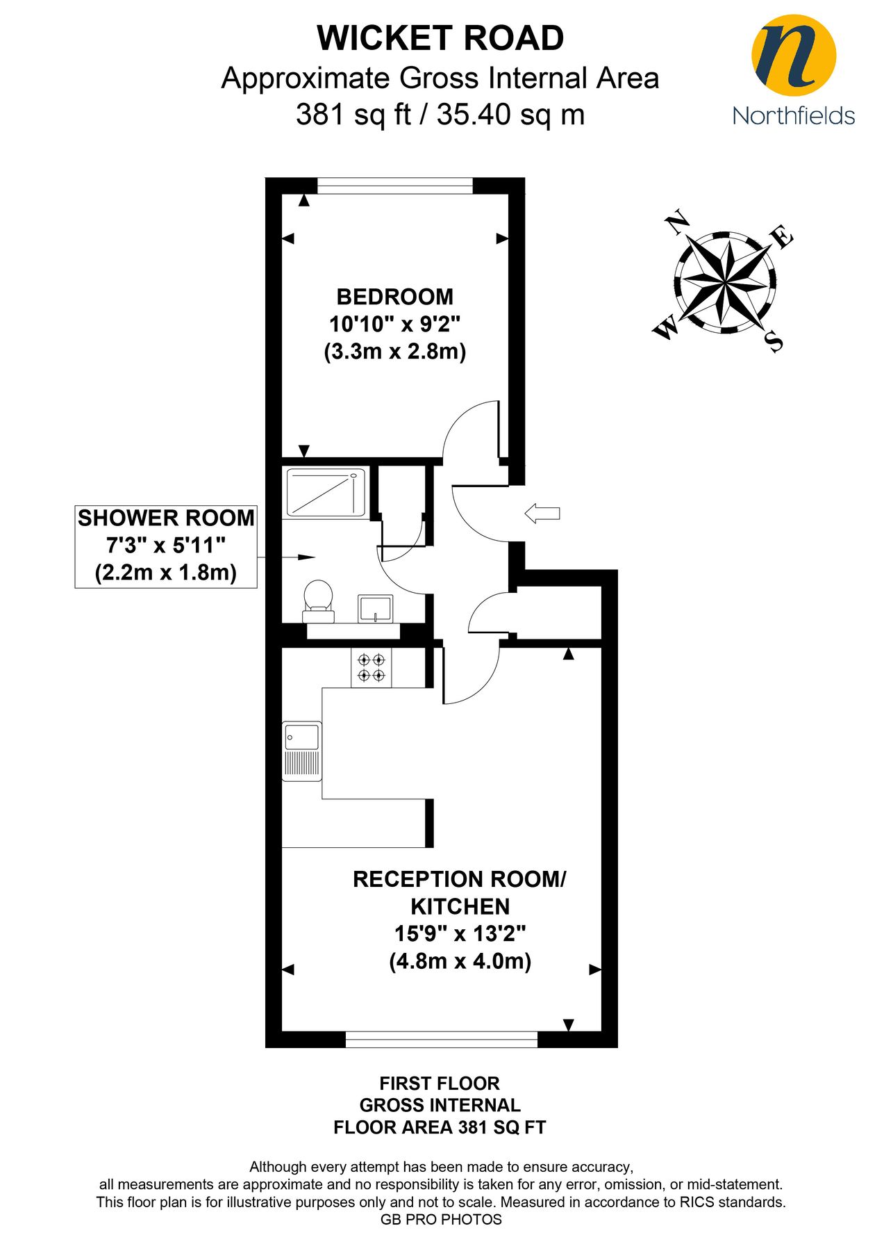 1 bed flat to rent in Wicket Road, Perivale, Greenford UB6 Zoopla