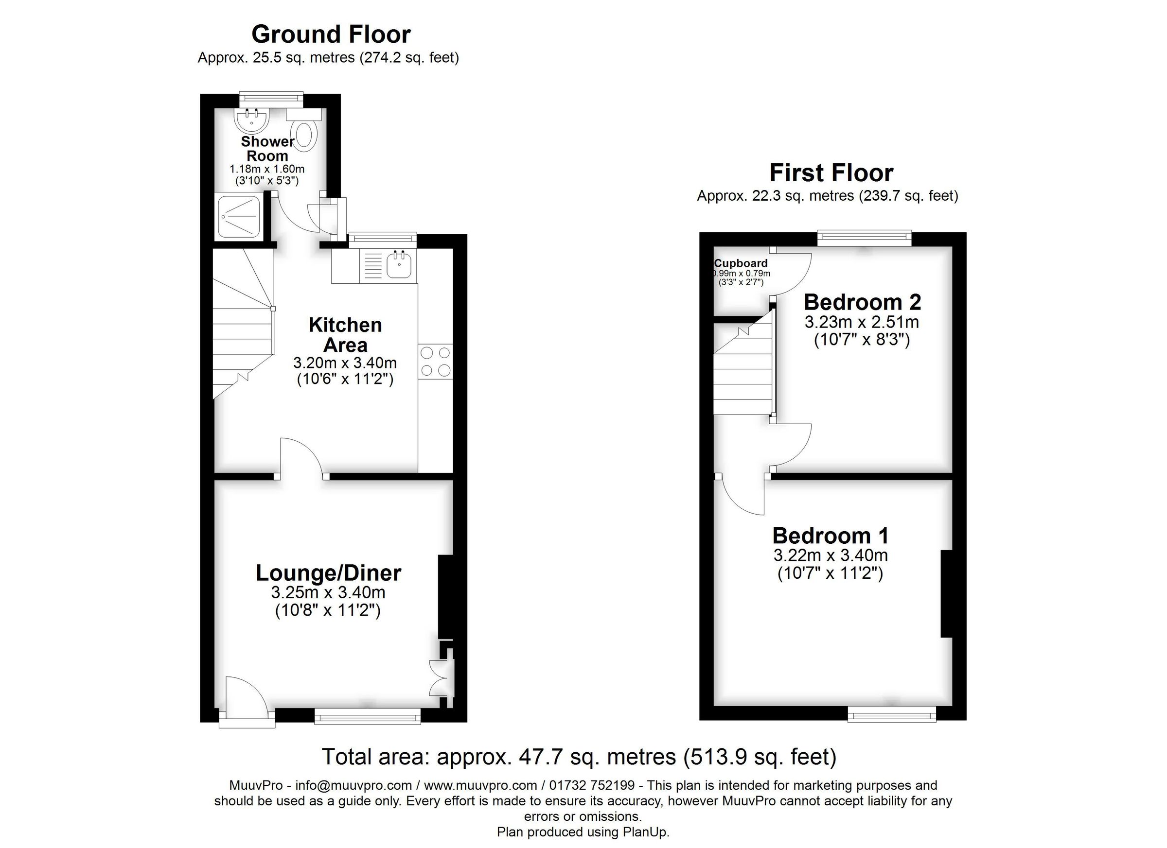 2 bed terraced house for sale in Bromyard Terrace, Worcester