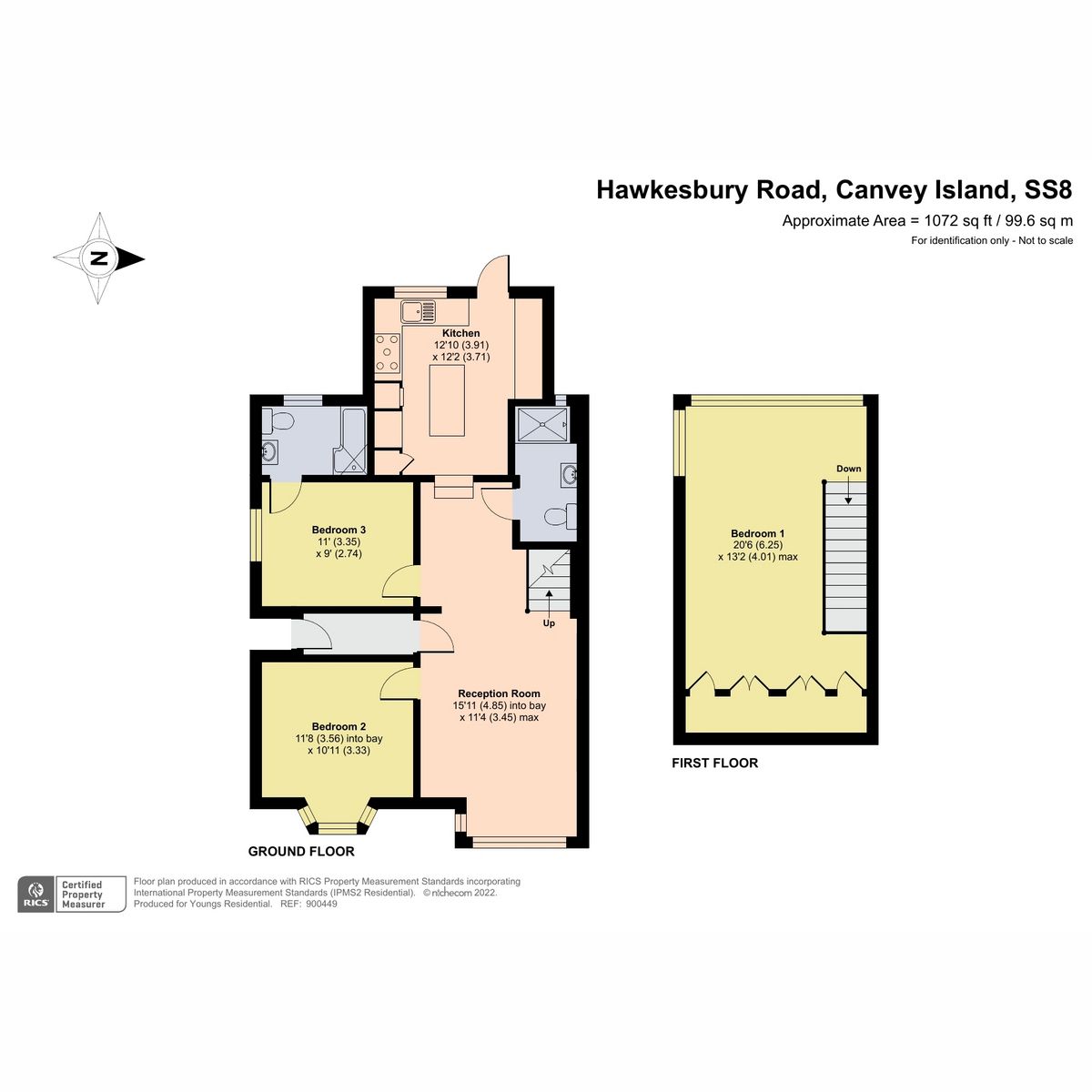 3 bed property for sale in Hawkesbury Road, Canvey Island SS8 Zoopla