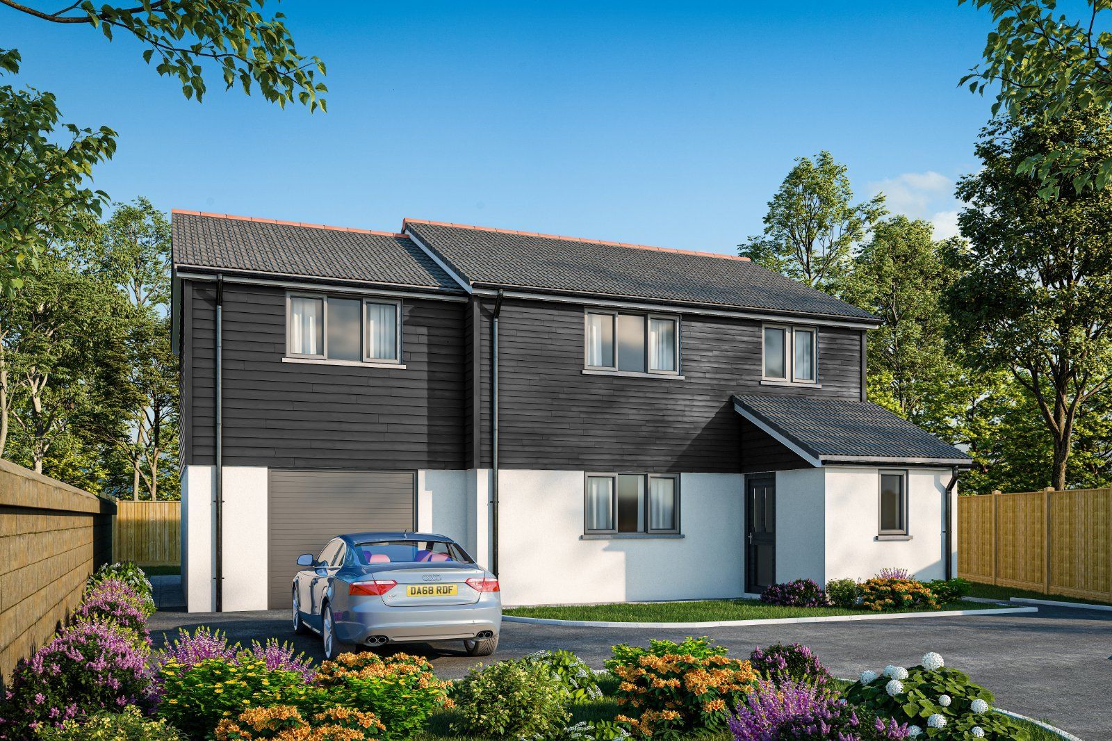 New home, 4 bed detached house for sale in Highgate Hill, Indian Queens