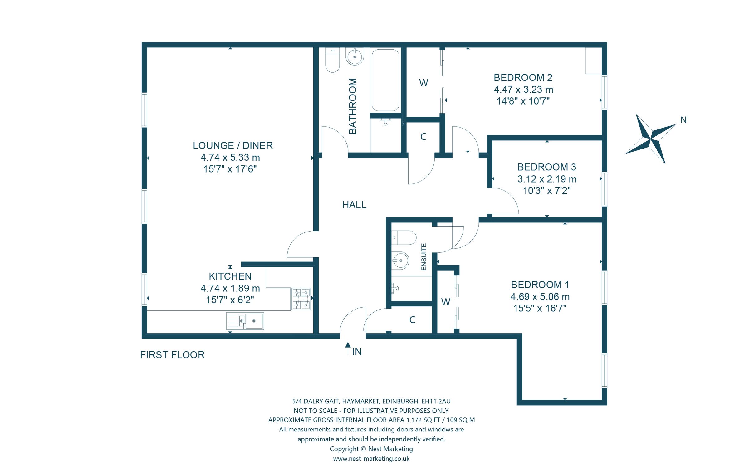 3 bed flat for sale in 5/4 Dalry Gait, Haymarket, Edinburgh EH11 Zoopla