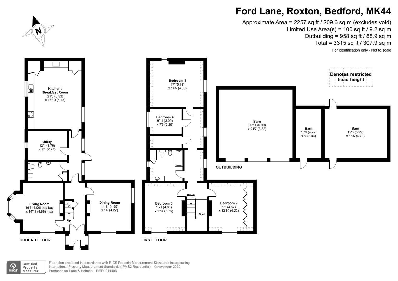 4 bed detached house for sale in Ford Lane, Roxton, Bedford MK44 Zoopla