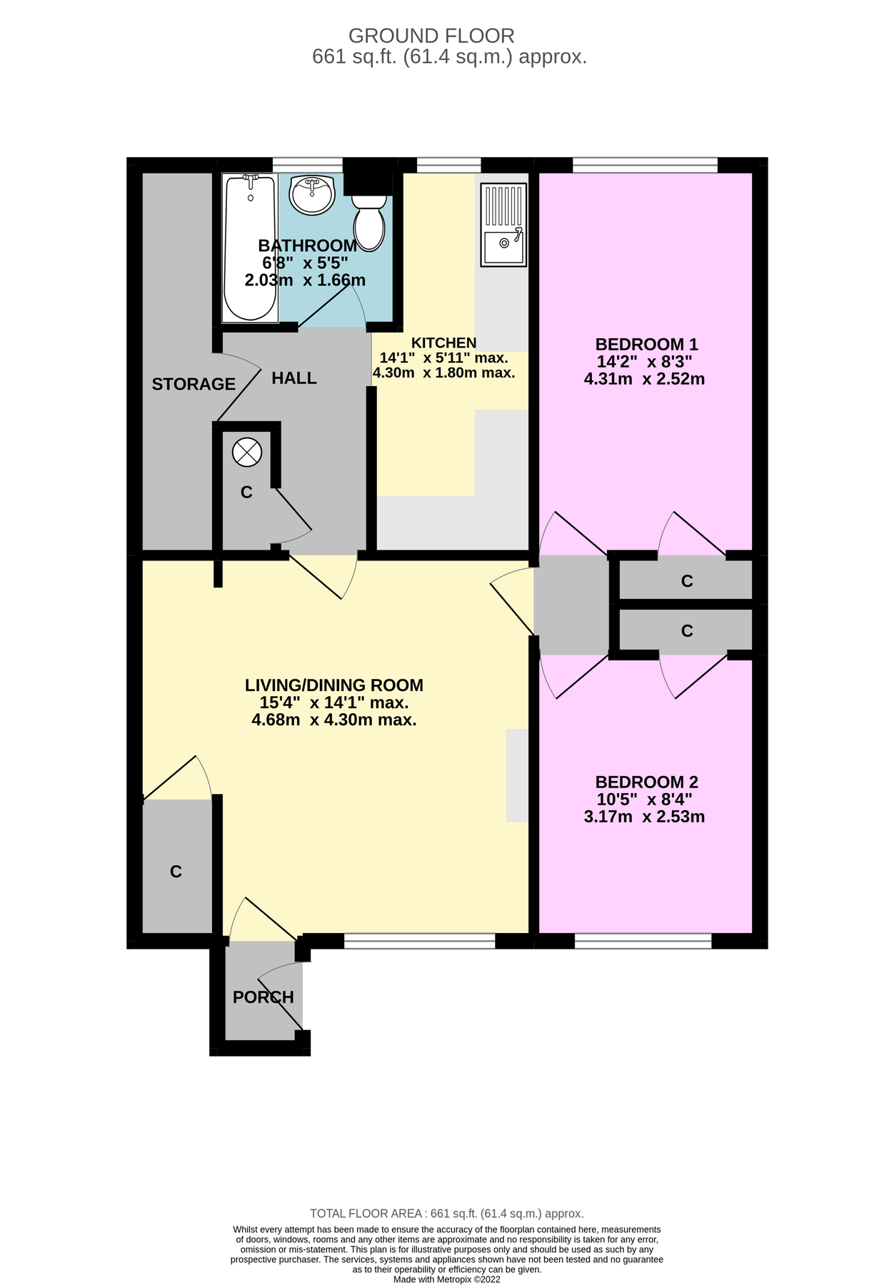 2 bed flat for sale in Thorn Road, Hedon, Hull, East Yorkshire HU12