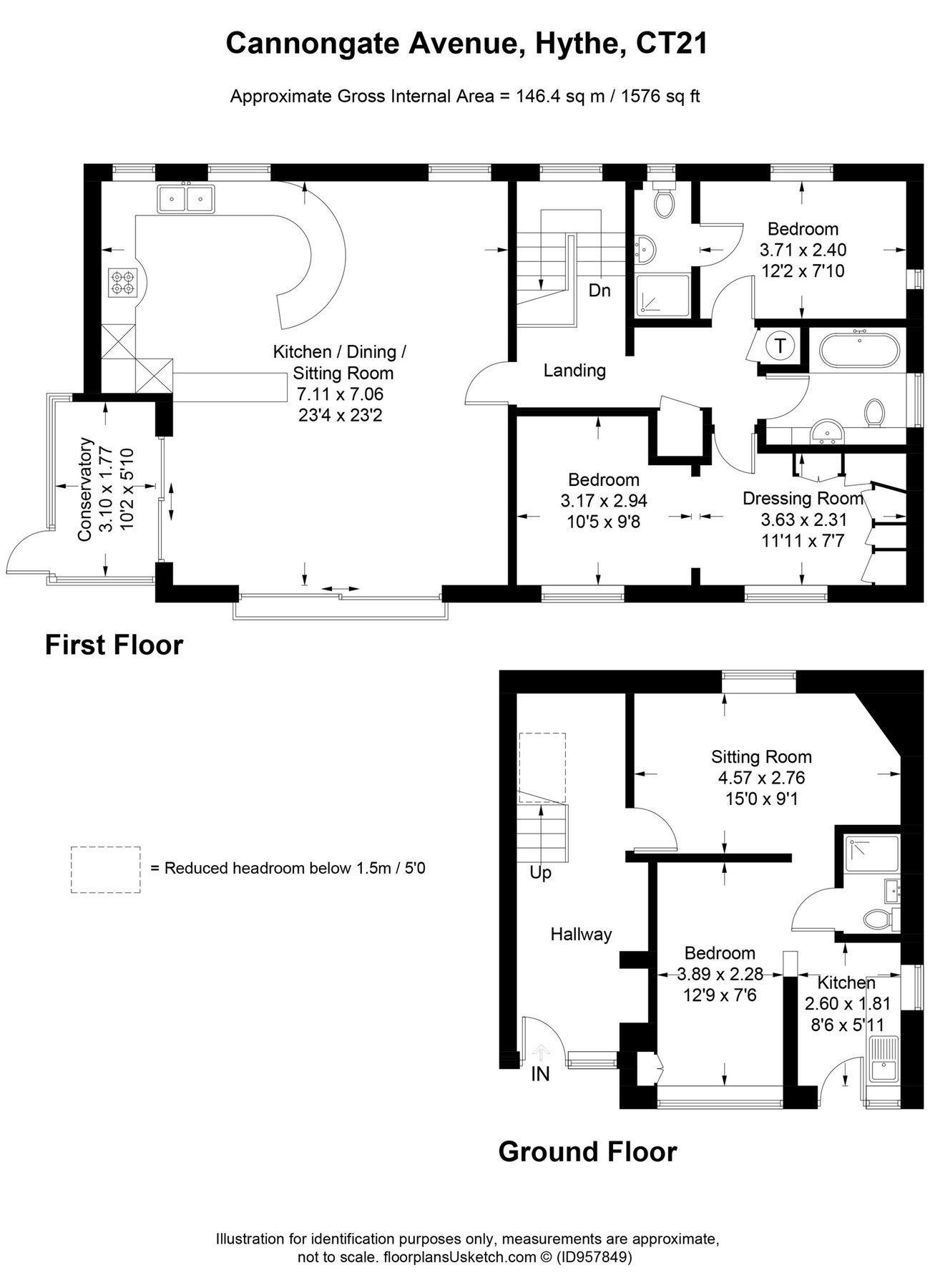 3 bed detached house for sale in Cannongate Avenue, Hythe CT21 Zoopla