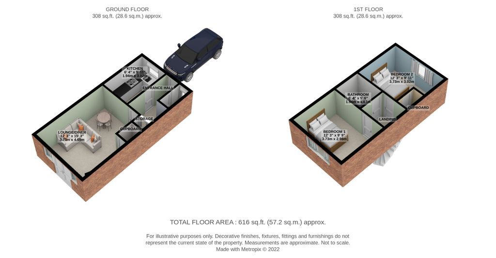 2 bed terraced house for sale in Pools Brook Park, Kingswood, Hull HU7