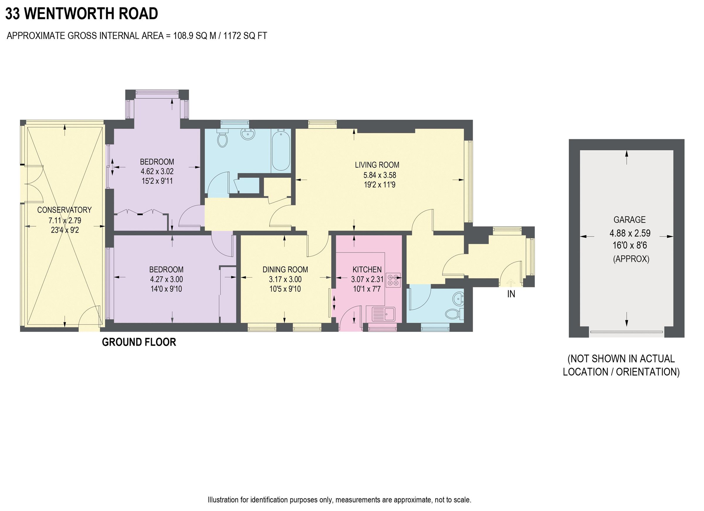 2 bed detached bungalow for sale in Wentworth Road, Dronfield Woodhouse